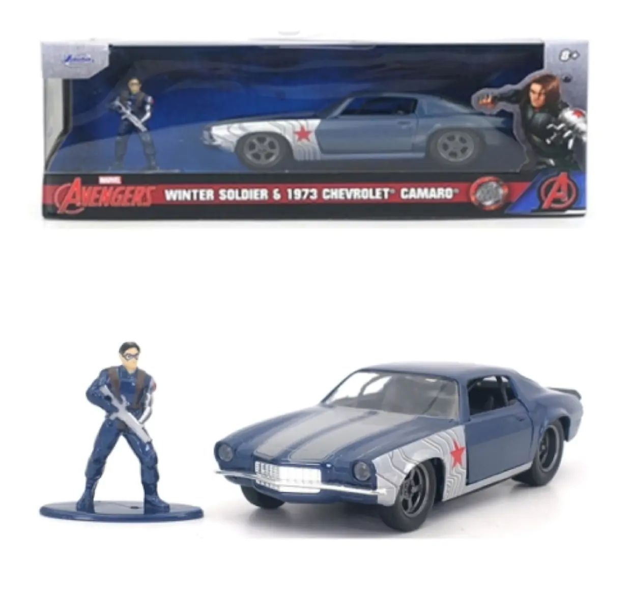 Avengers Diecast Model 1/32 1973 Chevrolet Camaro Winter Soldier termékfotó