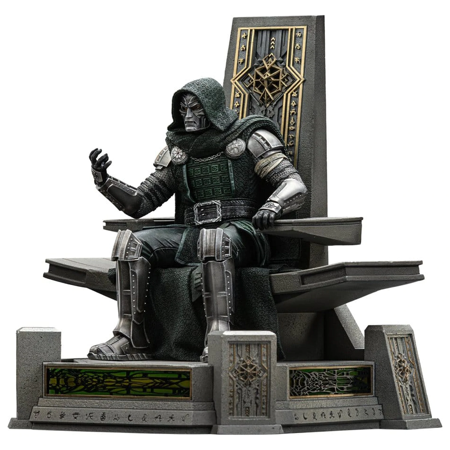 Avengers: Doomsday Art Scale szobor figura 1/10 Doctor Doom on Throne 22 cm termékfotó