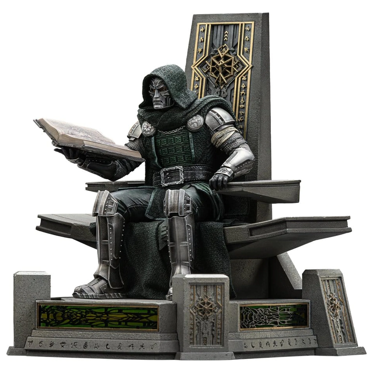 Avengers: Doomsday Art Scale szobor figura 1/10 Doctor Doom on Throne 22 cm termékfotó