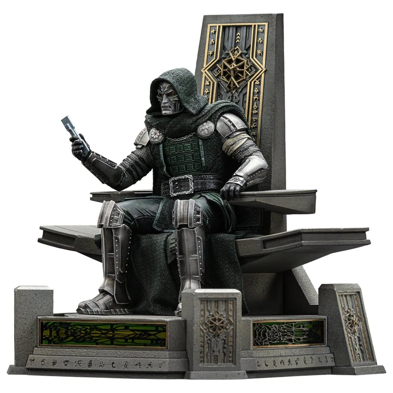 Avengers: Doomsday Art Scale szobor figura 1/10 Doctor Doom on Throne 22 cm termékfotó