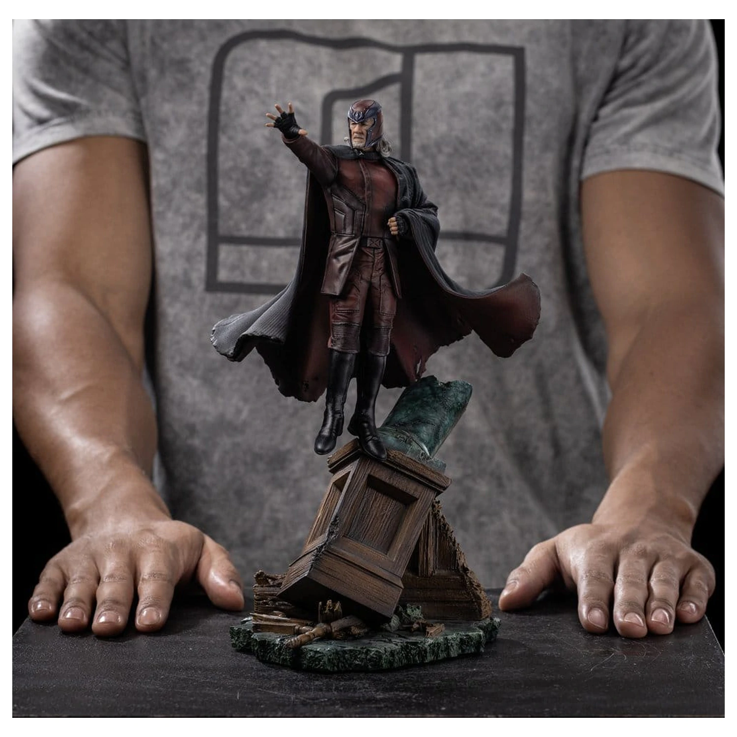 Avengers: Doomsday Art Scale szobor figura 1/10 Magneto 30 cm termékfotó