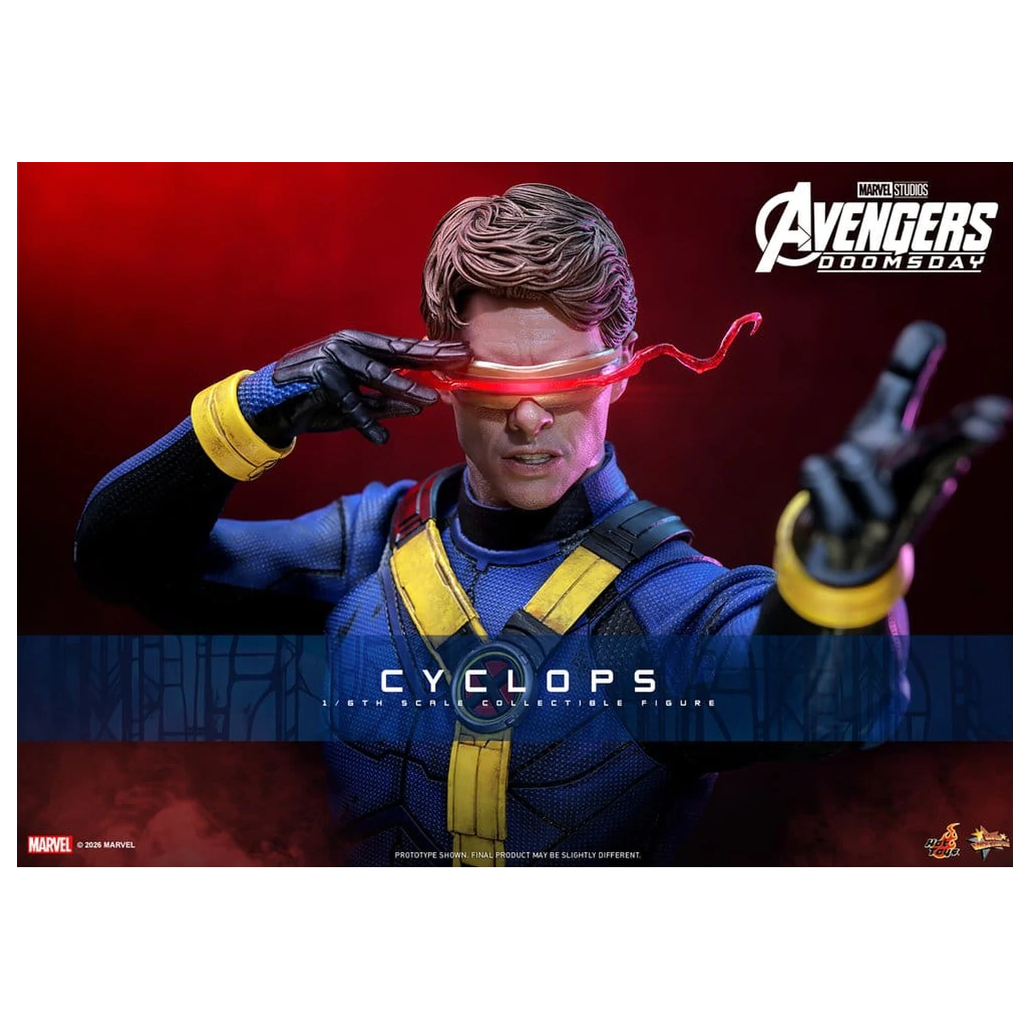 Avengers: Doomsday Movie Masterpiece akciófigura 1/6 Cyclops 30 cm termékfotó