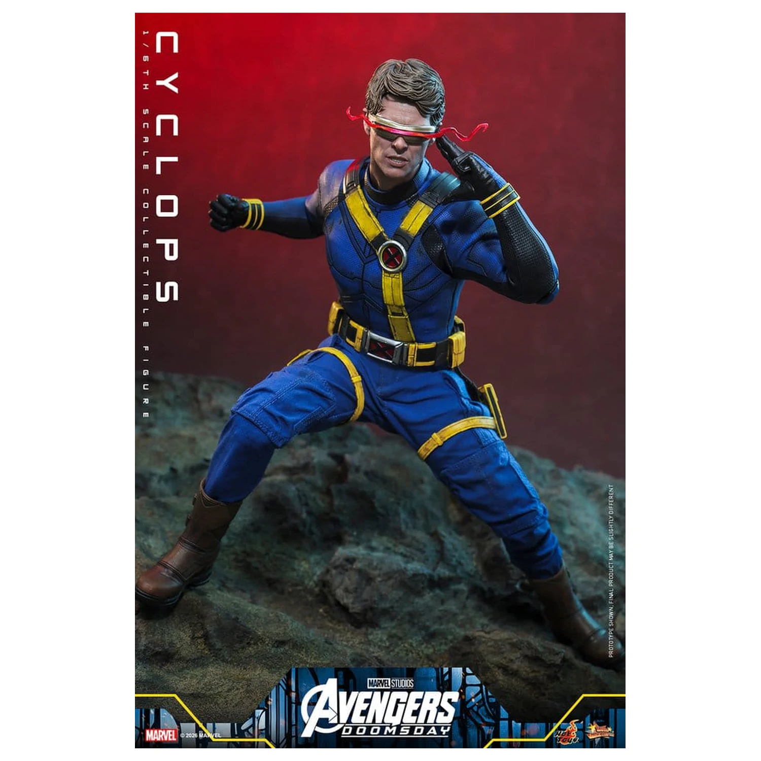 Avengers: Doomsday Movie Masterpiece akciófigura 1/6 Cyclops 30 cm termékfotó