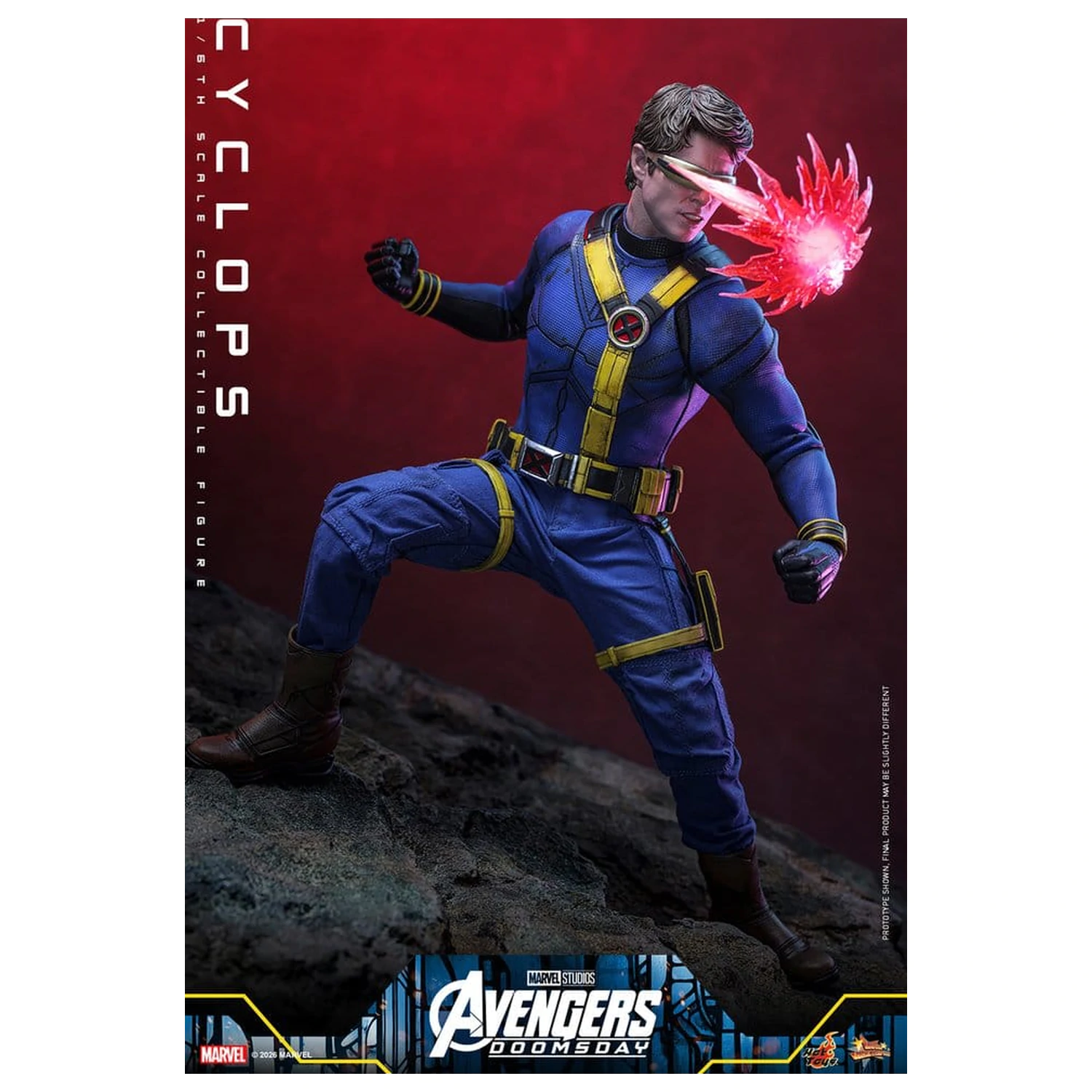 Avengers: Doomsday Movie Masterpiece akciófigura 1/6 Cyclops 30 cm termékfotó