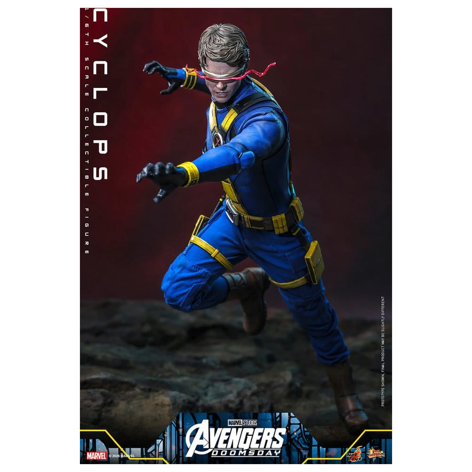 Avengers: Doomsday Movie Masterpiece akciófigura 1/6 Cyclops 30 cm termékfotó