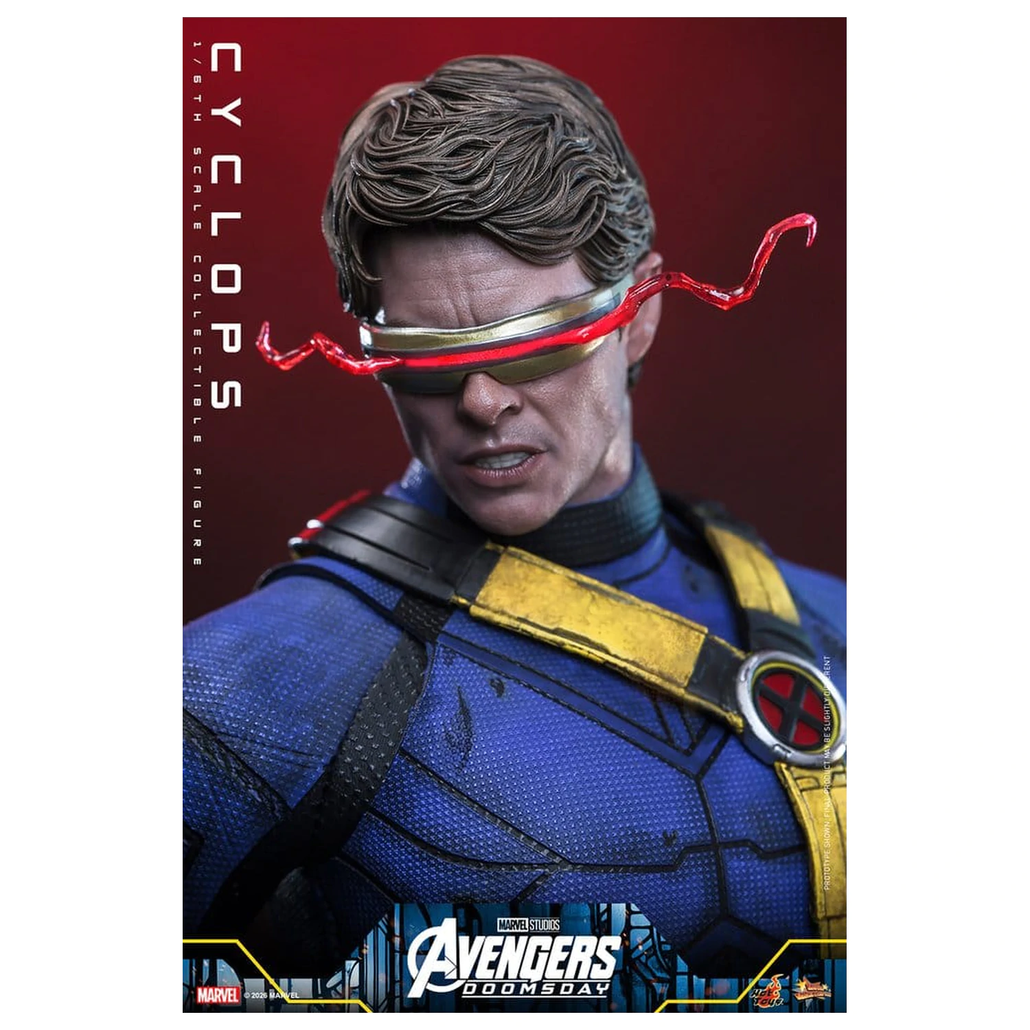 Avengers: Doomsday Movie Masterpiece akciófigura 1/6 Cyclops 30 cm termékfotó