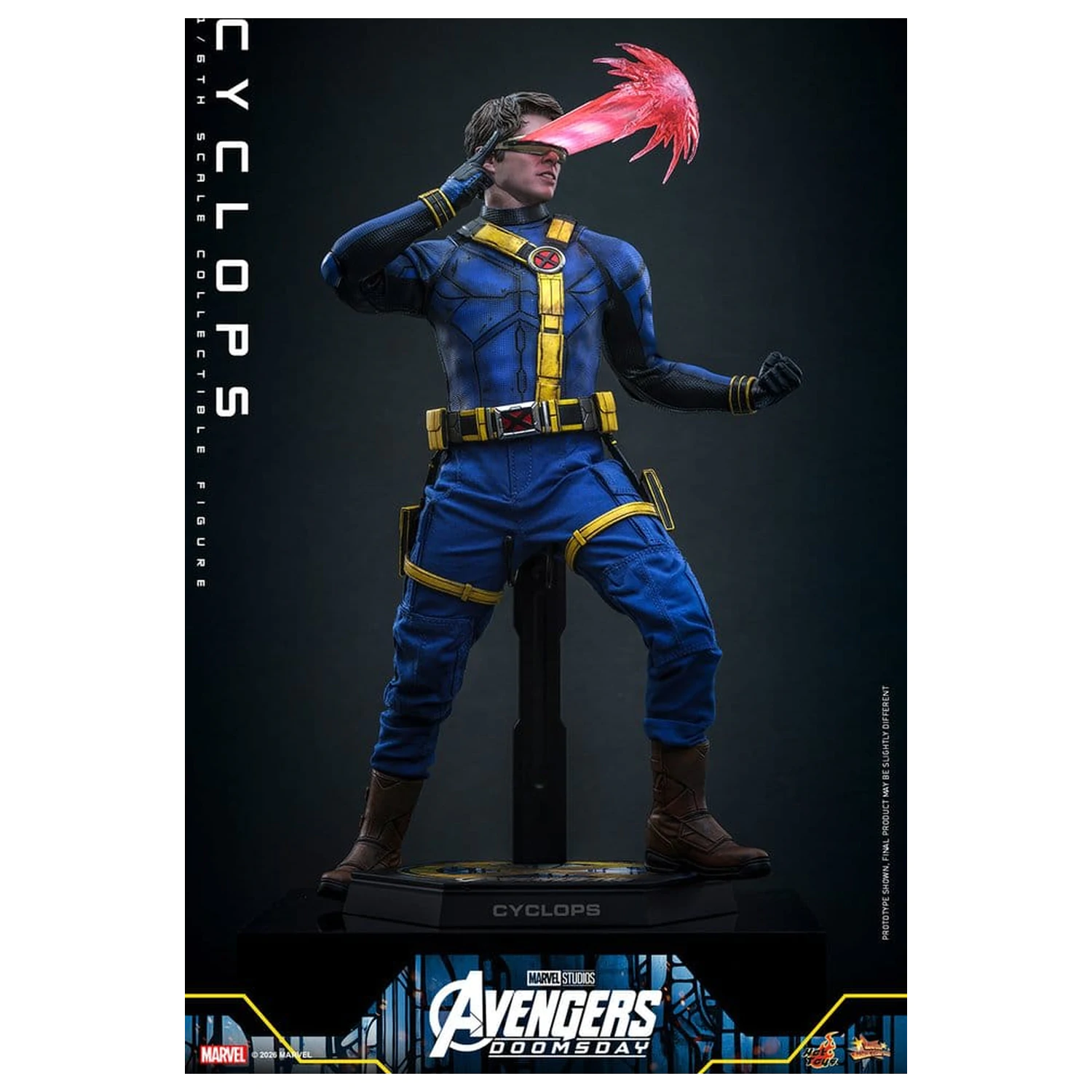 Avengers: Doomsday Movie Masterpiece akciófigura 1/6 Cyclops 30 cm termékfotó