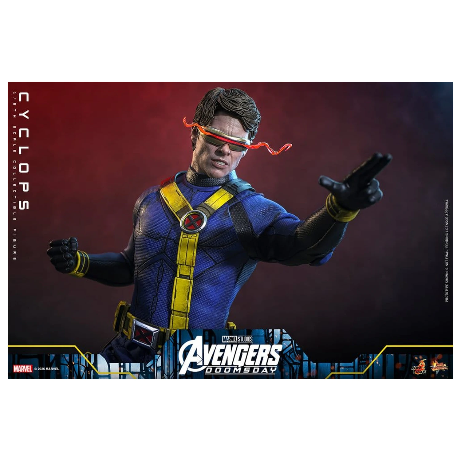 Avengers: Doomsday Movie Masterpiece akciófigura 1/6 Cyclops 30 cm termékfotó