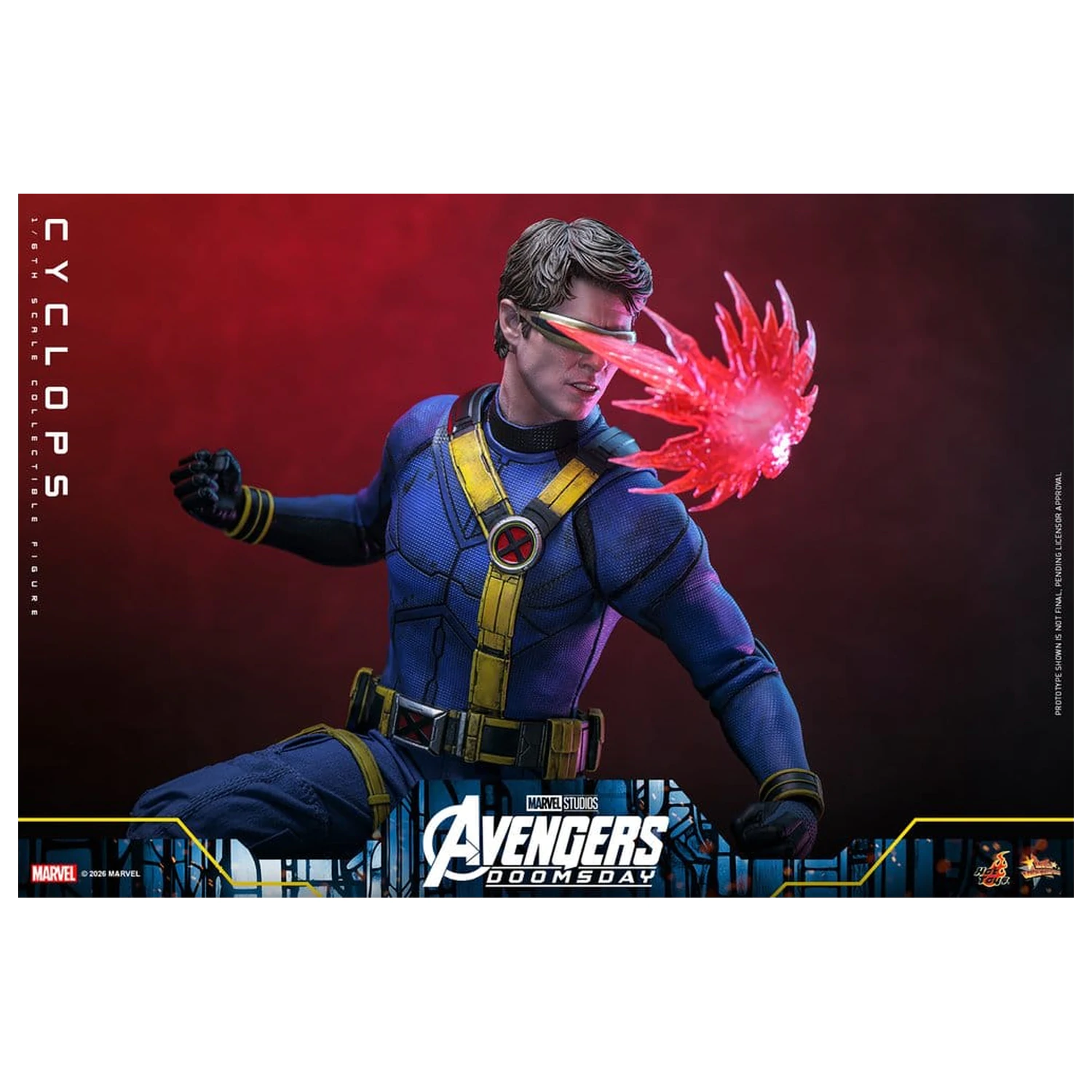 Avengers: Doomsday Movie Masterpiece akciófigura 1/6 Cyclops 30 cm termékfotó