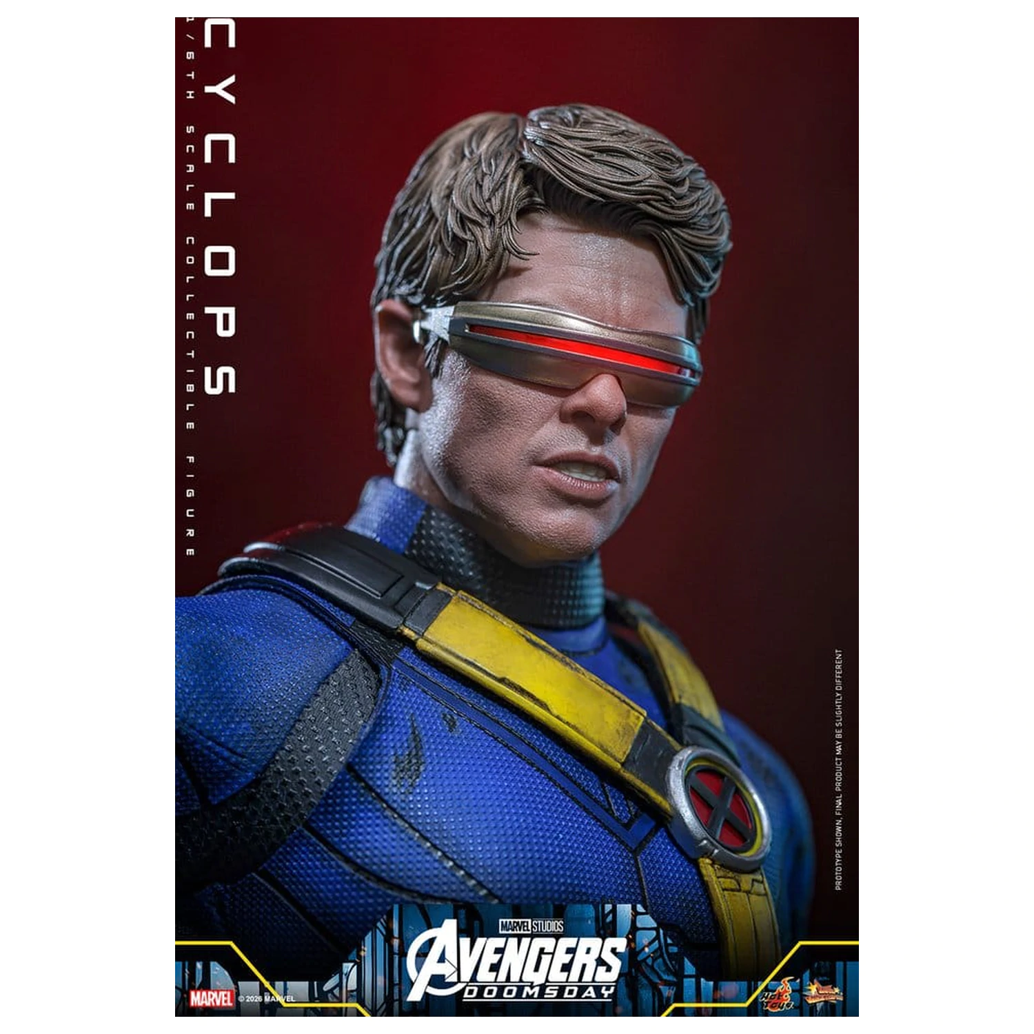 Avengers: Doomsday Movie Masterpiece akciófigura 1/6 Cyclops 30 cm termékfotó