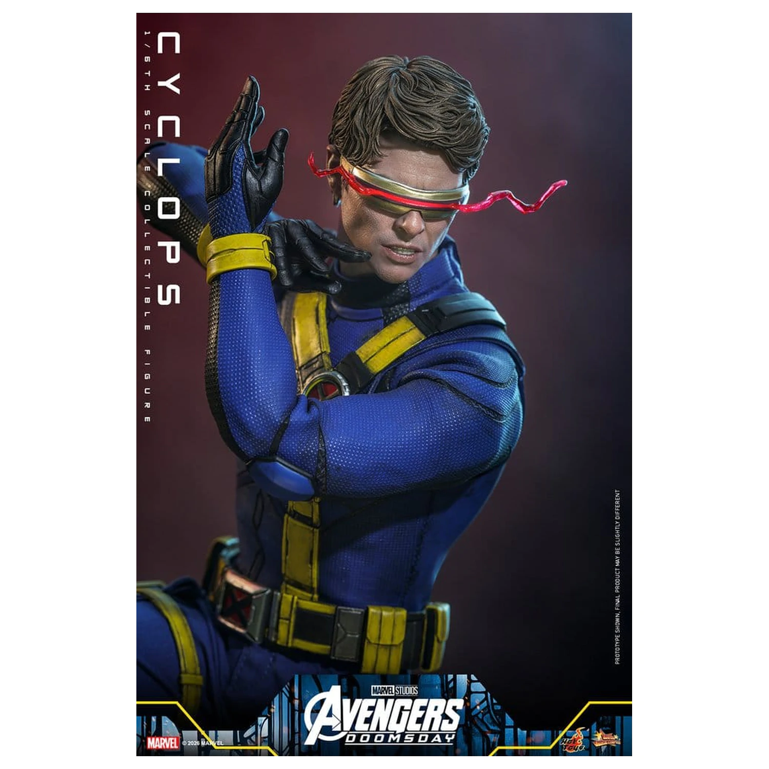 Avengers: Doomsday Movie Masterpiece akciófigura 1/6 Cyclops 30 cm termékfotó