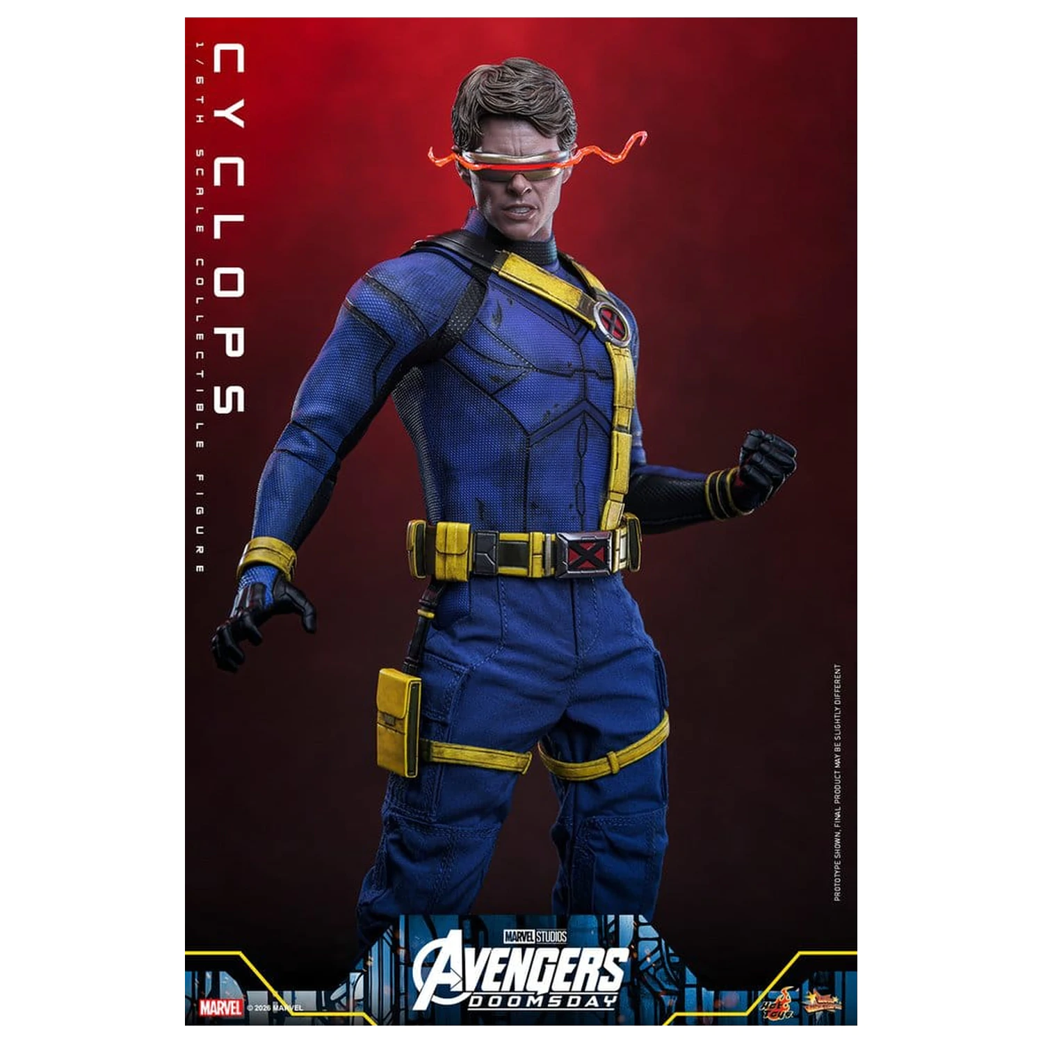 Avengers: Doomsday Movie Masterpiece akciófigura 1/6 Cyclops 30 cm termékfotó