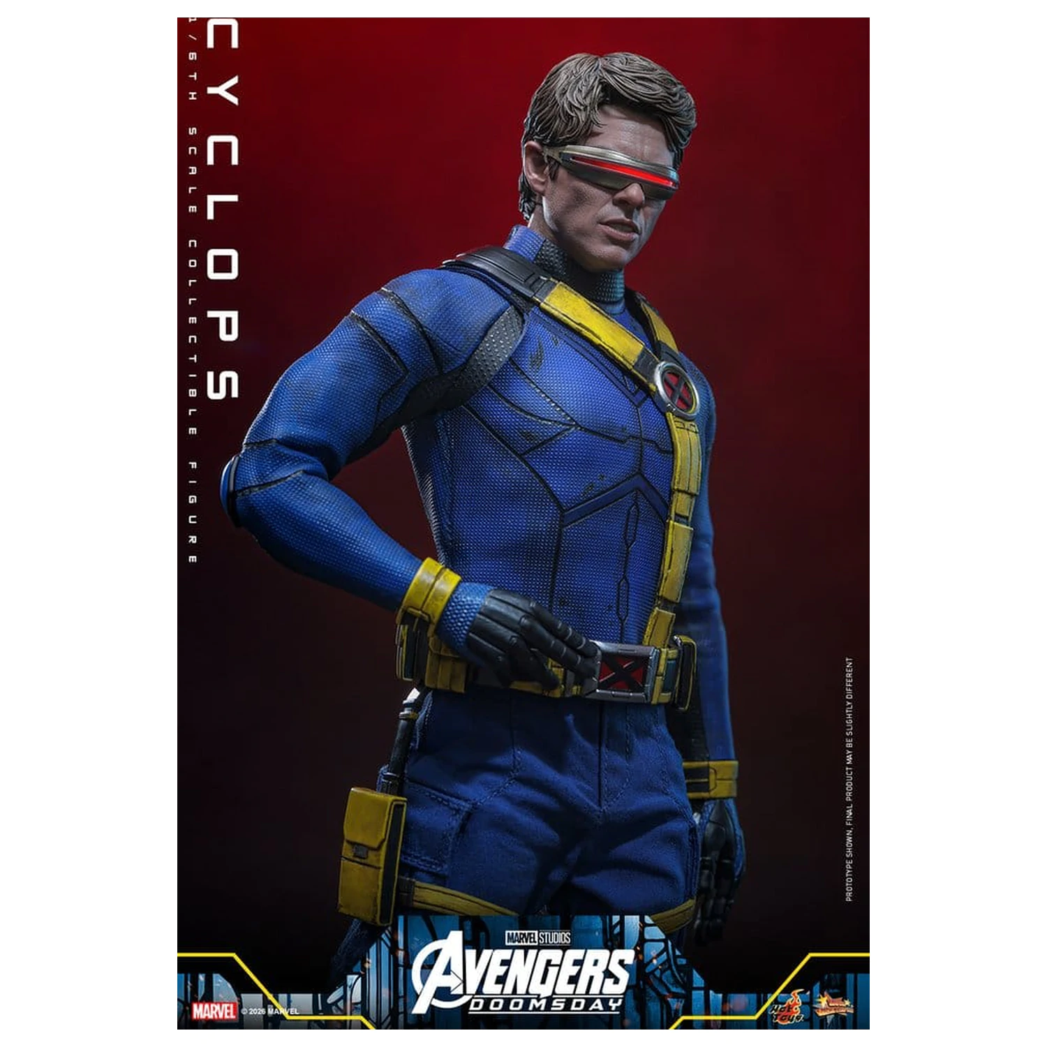 Avengers: Doomsday Movie Masterpiece akciófigura 1/6 Cyclops 30 cm termékfotó