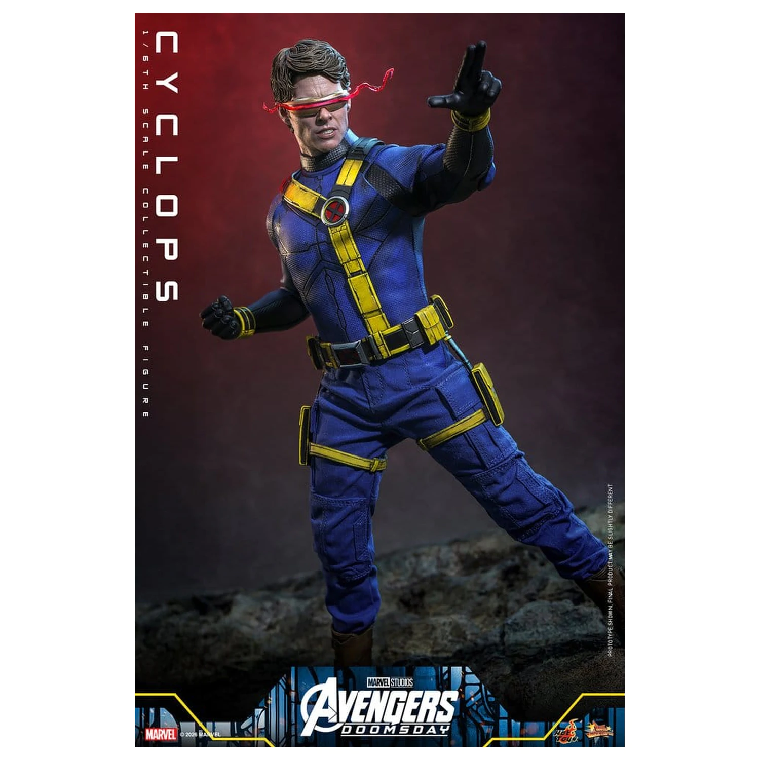 Avengers: Doomsday Movie Masterpiece akciófigura 1/6 Cyclops 30 cm termékfotó