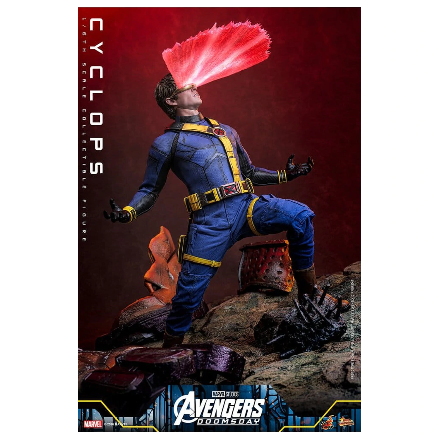 Avengers: Doomsday Movie Masterpiece akciófigura 1/6 Cyclops 30 cm termékfotó