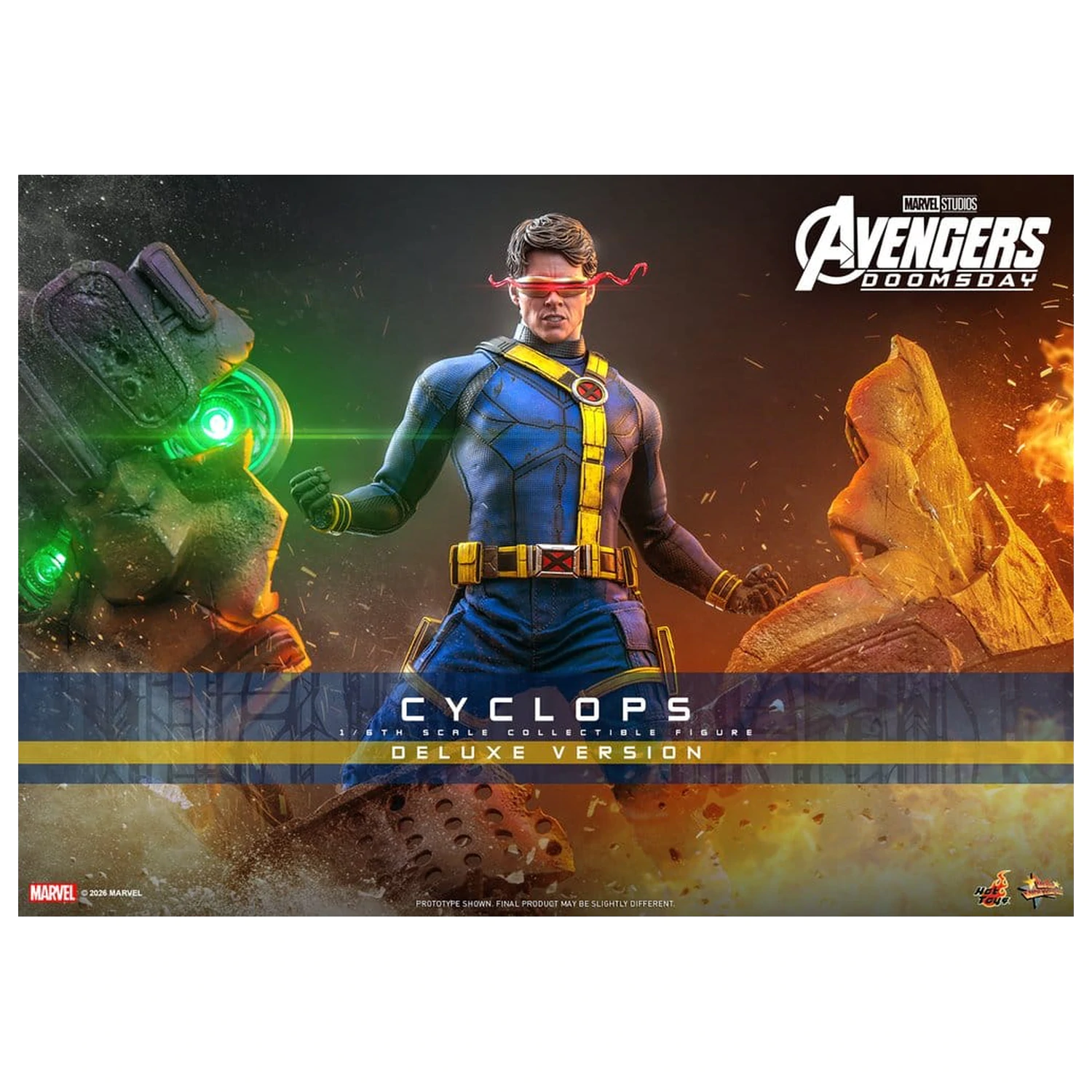 Avengers: Doomsday Movie Masterpiece akciófigura 1/6 Cyclops (Deluxe Version) 30 cm termékfotó
