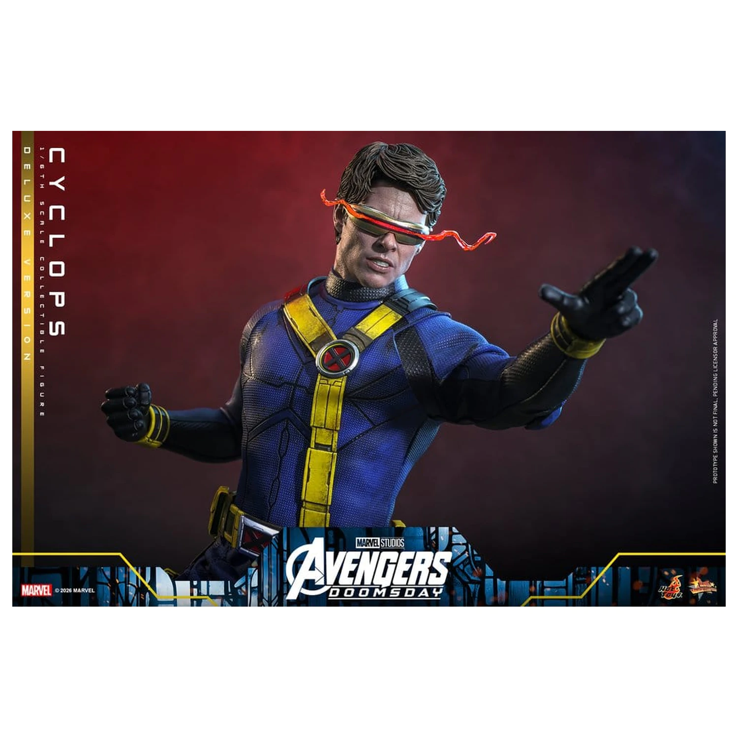 Avengers: Doomsday Movie Masterpiece akciófigura 1/6 Cyclops (Deluxe Version) 30 cm termékfotó