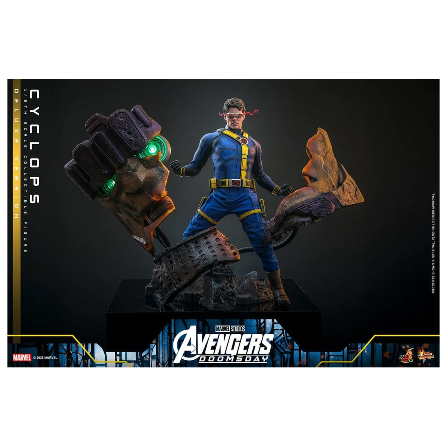 Avengers: Doomsday Movie Masterpiece akciófigura 1/6 Cyclops (Deluxe Version) 30 cm termékfotó