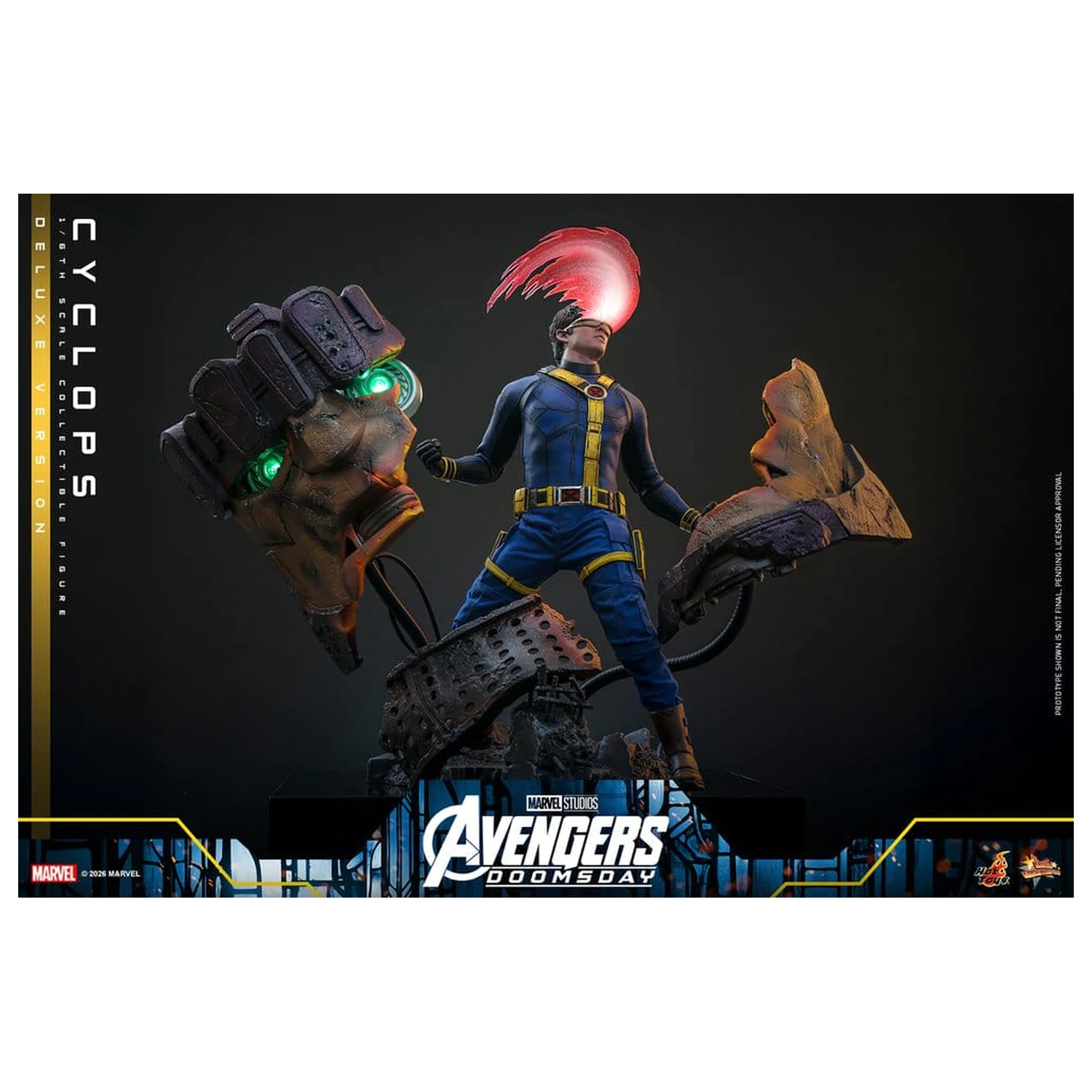 Avengers: Doomsday Movie Masterpiece akciófigura 1/6 Cyclops (Deluxe Version) 30 cm termékfotó