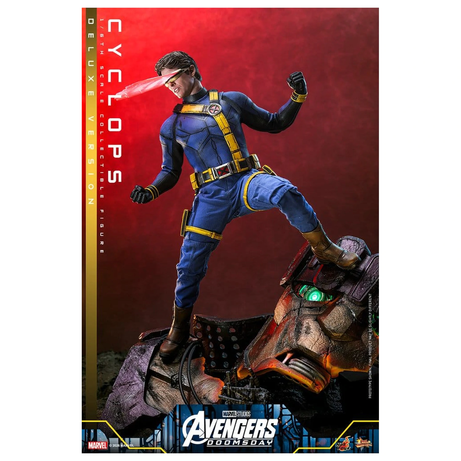 Avengers: Doomsday Movie Masterpiece akciófigura 1/6 Cyclops (Deluxe Version) 30 cm termékfotó