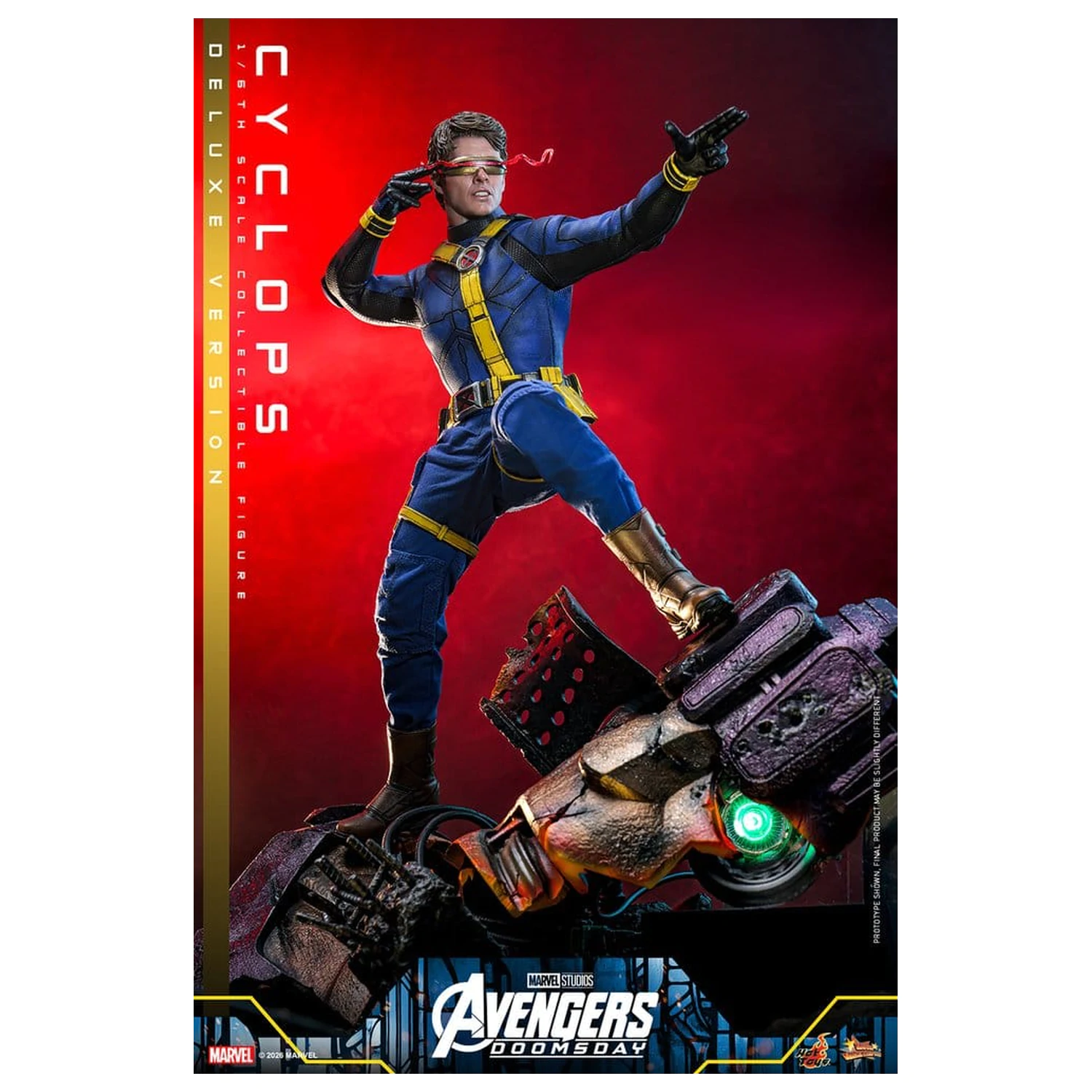 Avengers: Doomsday Movie Masterpiece akciófigura 1/6 Cyclops (Deluxe Version) 30 cm termékfotó
