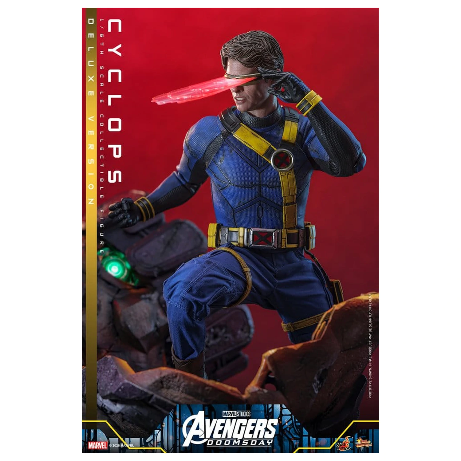 Avengers: Doomsday Movie Masterpiece akciófigura 1/6 Cyclops (Deluxe Version) 30 cm termékfotó