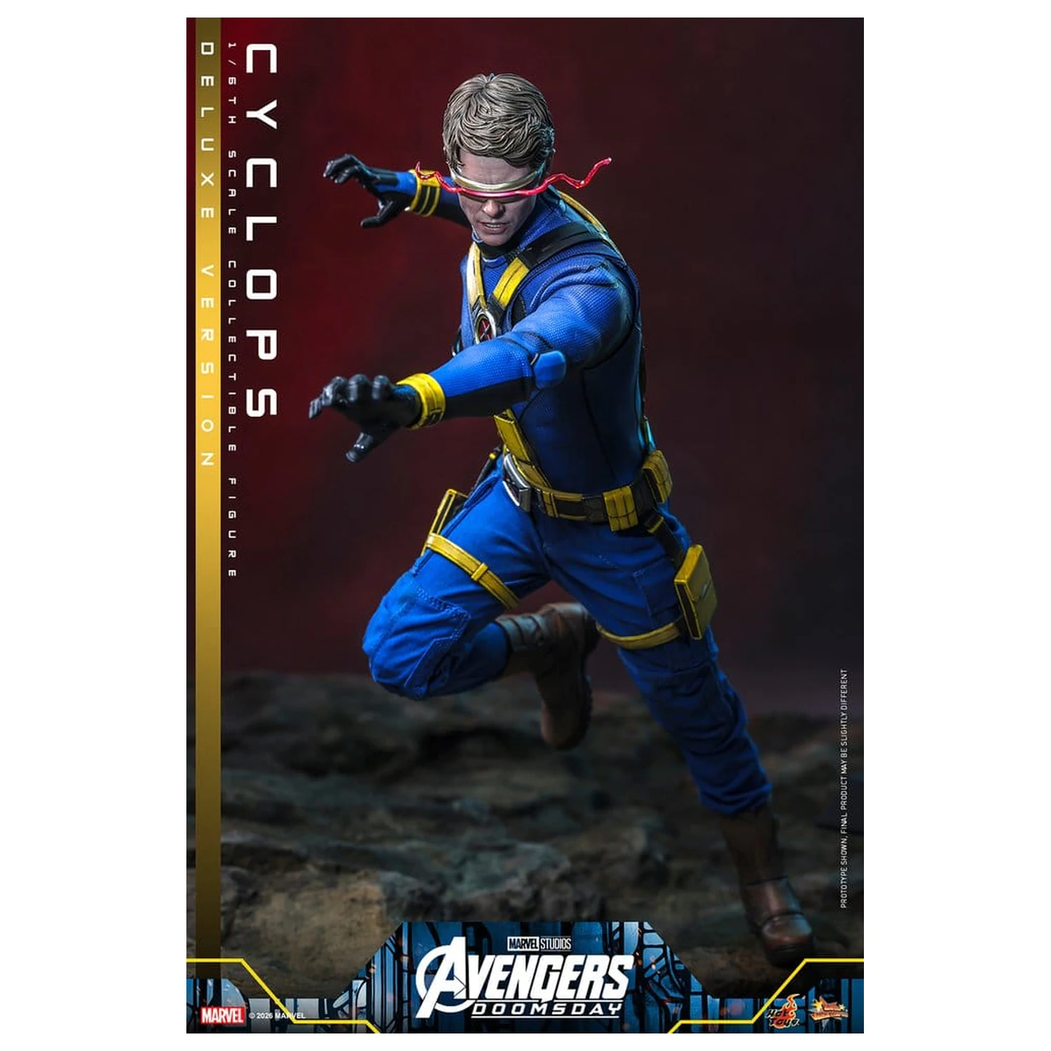 Avengers: Doomsday Movie Masterpiece akciófigura 1/6 Cyclops (Deluxe Version) 30 cm termékfotó