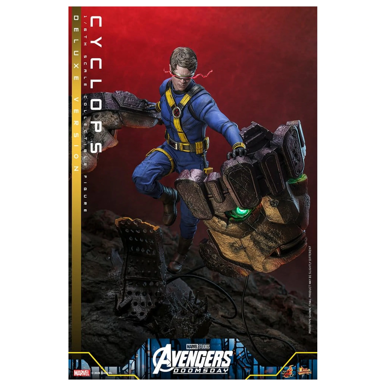 Avengers: Doomsday Movie Masterpiece akciófigura 1/6 Cyclops (Deluxe Version) 30 cm termékfotó