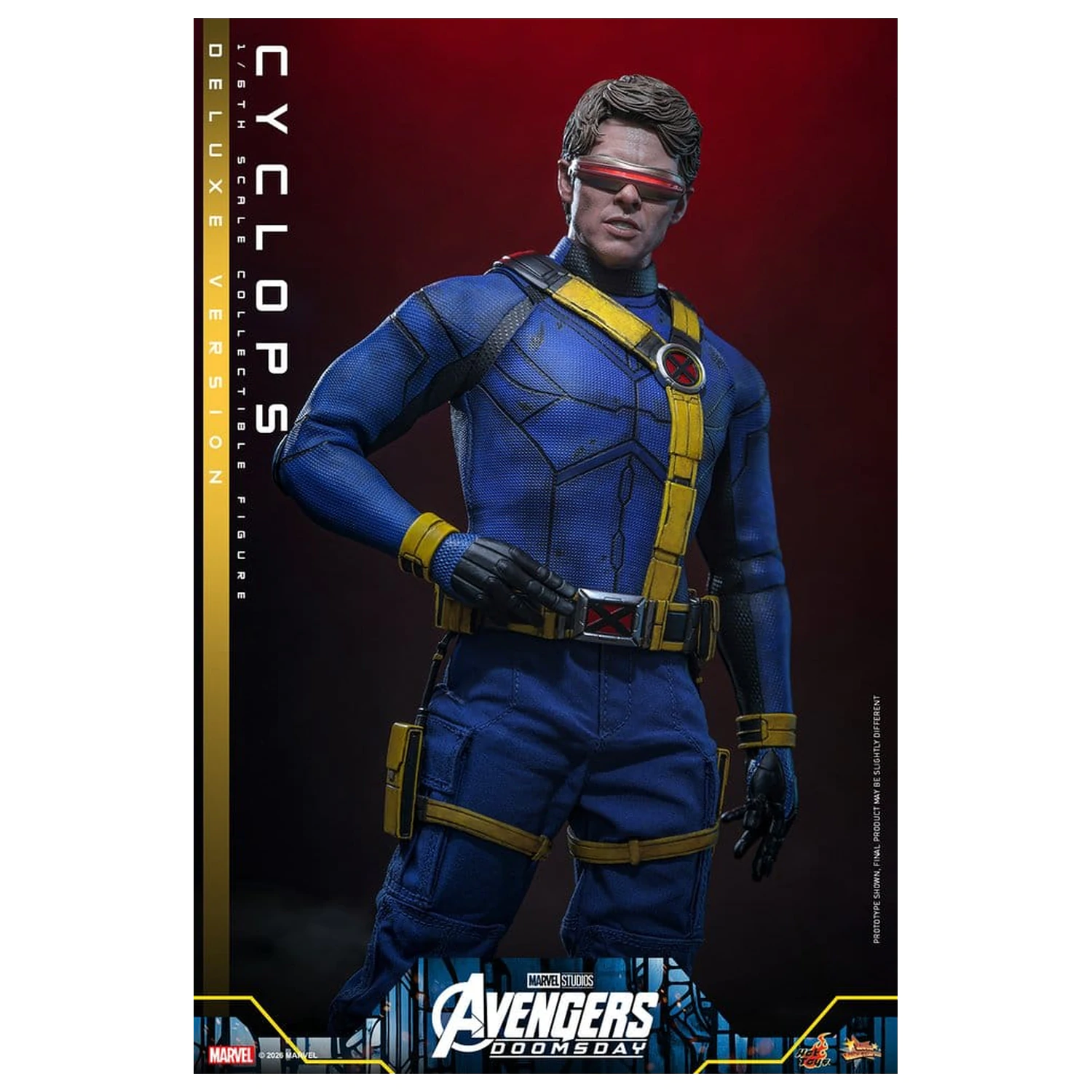 Avengers: Doomsday Movie Masterpiece akciófigura 1/6 Cyclops (Deluxe Version) 30 cm termékfotó