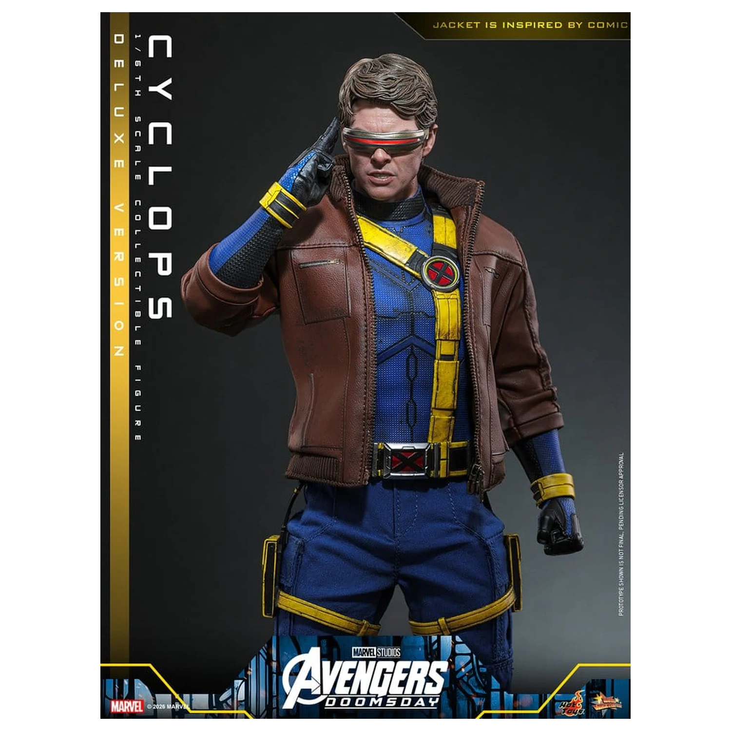 Avengers: Doomsday Movie Masterpiece akciófigura 1/6 Cyclops (Deluxe Version) 30 cm termékfotó
