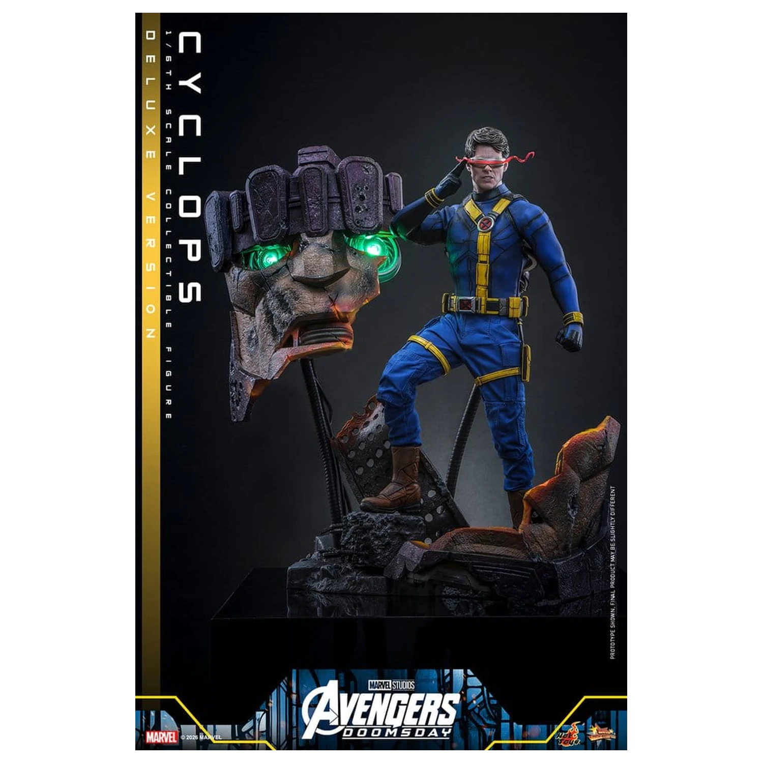 Avengers: Doomsday Movie Masterpiece akciófigura 1/6 Cyclops (Deluxe Version) 30 cm termékfotó