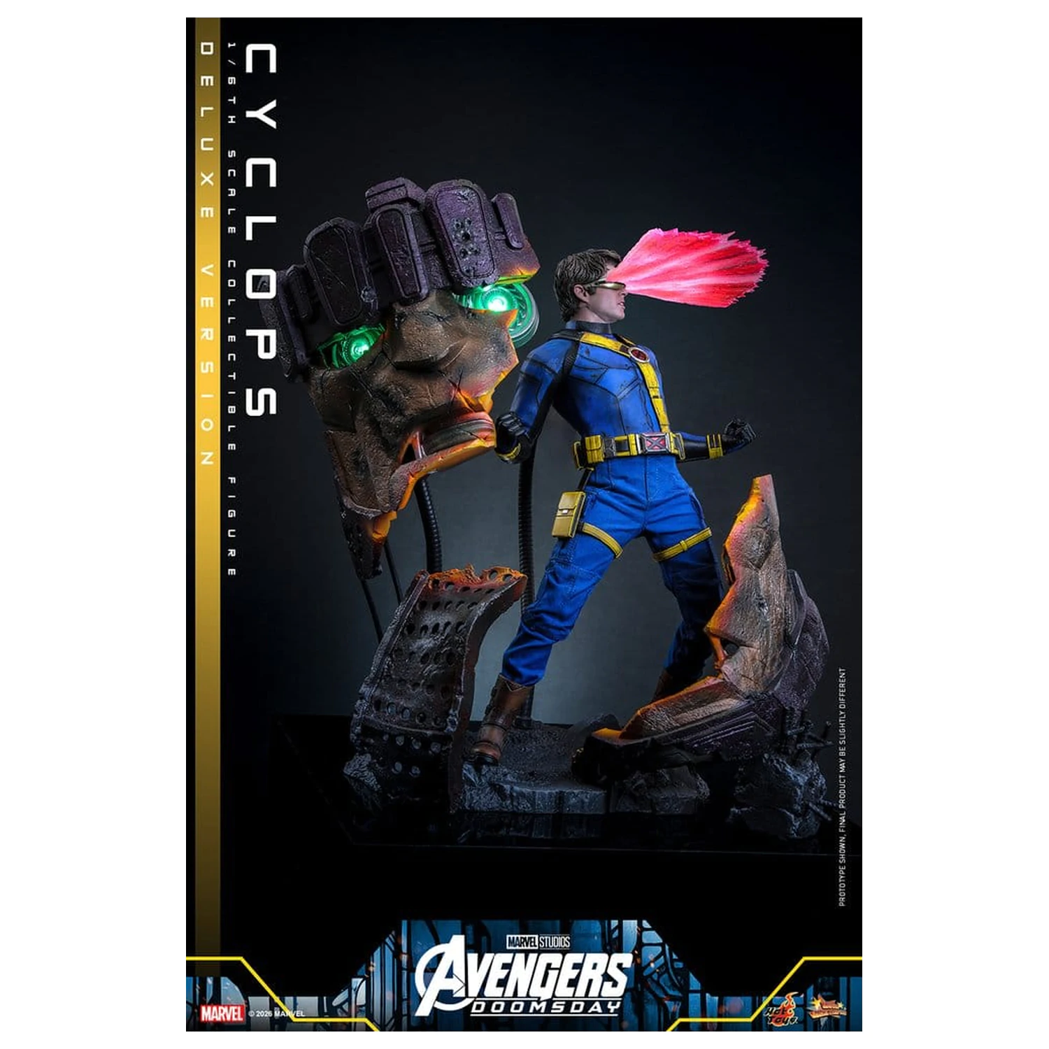 Avengers: Doomsday Movie Masterpiece akciófigura 1/6 Cyclops (Deluxe Version) 30 cm termékfotó