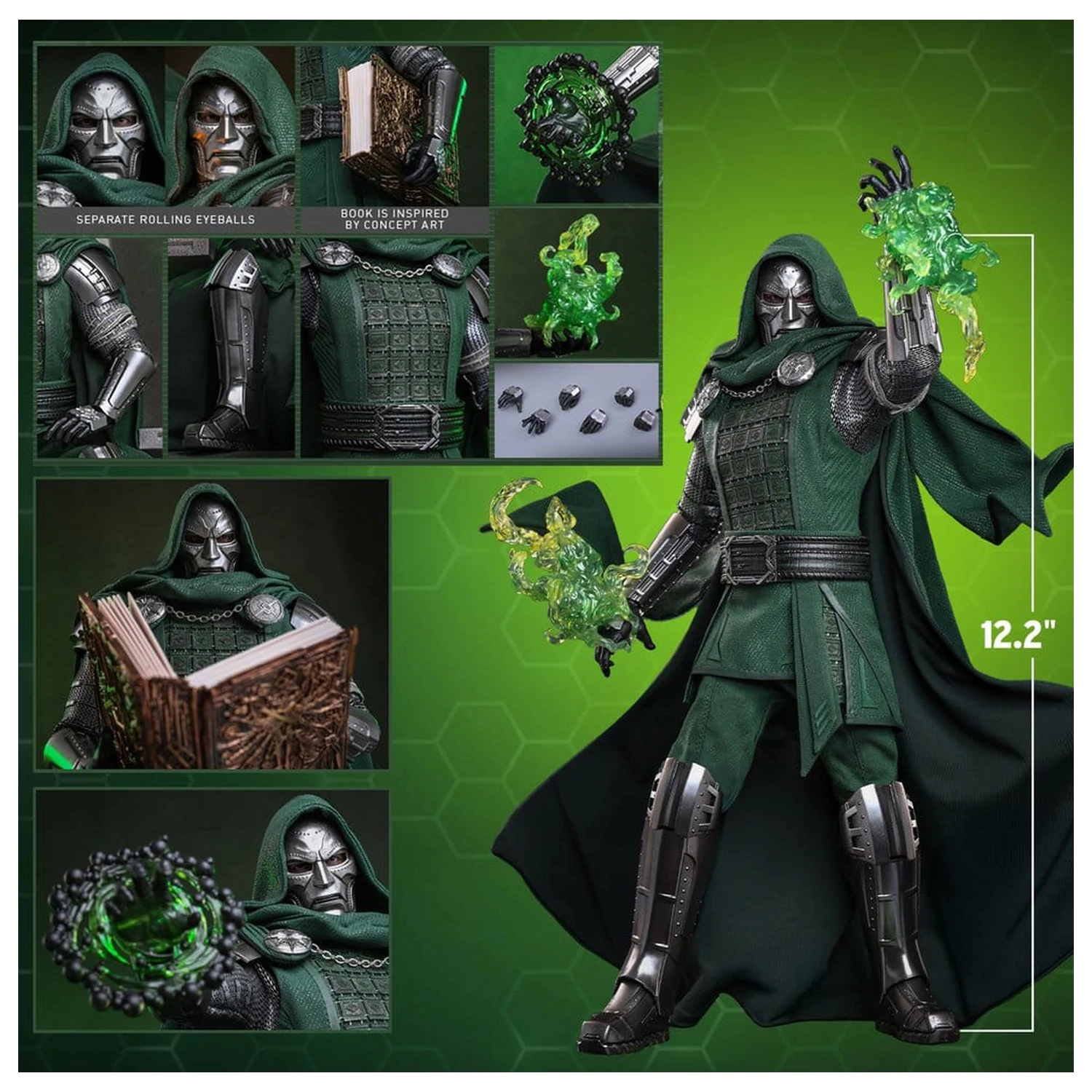 Avengers: Doomsday Movie Masterpiece akciófigura 1/6 Doctor Doom 31 cm termékfotó