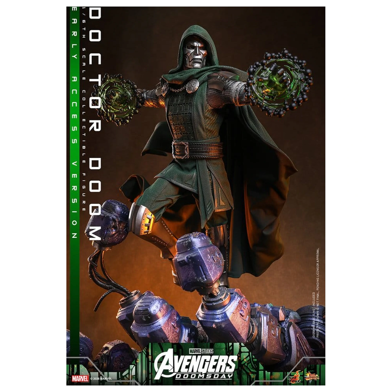 Avengers: Doomsday Movie Masterpiece akciófigura 1/6 Doctor Doom 31 cm termékfotó
