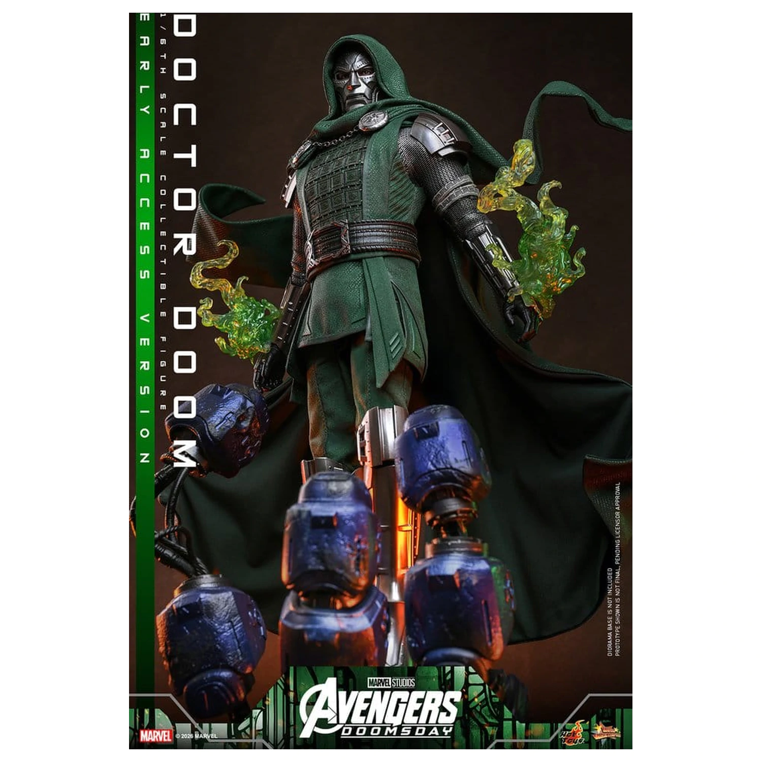 Avengers: Doomsday Movie Masterpiece akciófigura 1/6 Doctor Doom 31 cm termékfotó