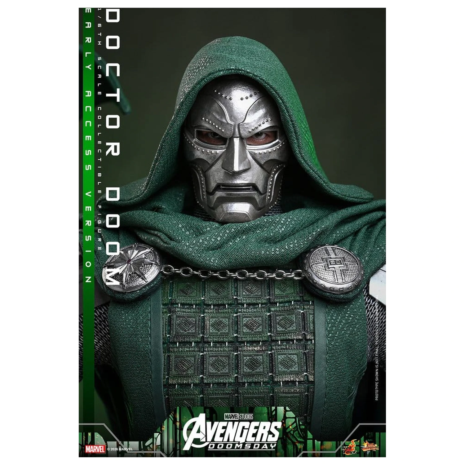 Avengers: Doomsday Movie Masterpiece akciófigura 1/6 Doctor Doom 31 cm termékfotó