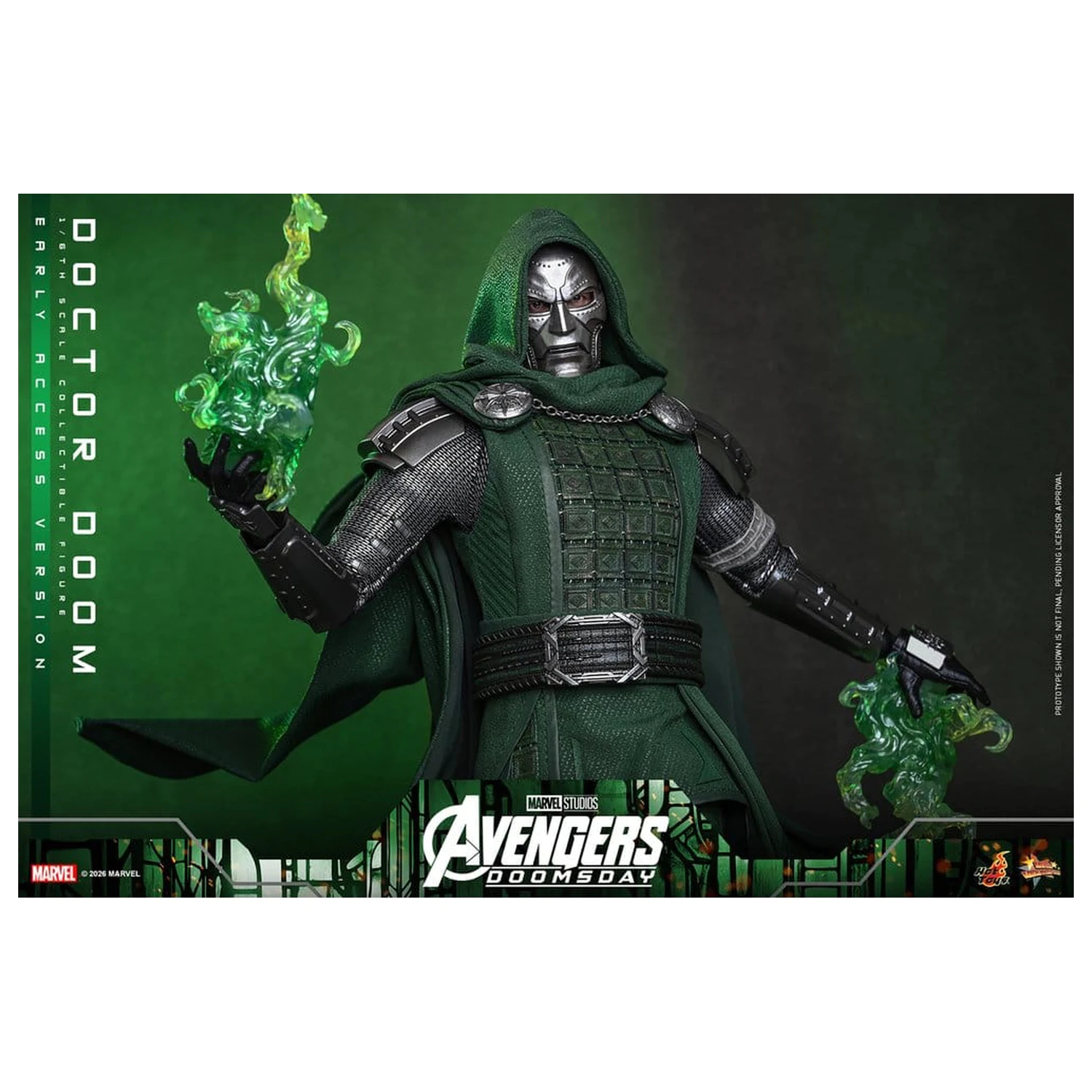 Avengers: Doomsday Movie Masterpiece akciófigura 1/6 Doctor Doom 31 cm termékfotó