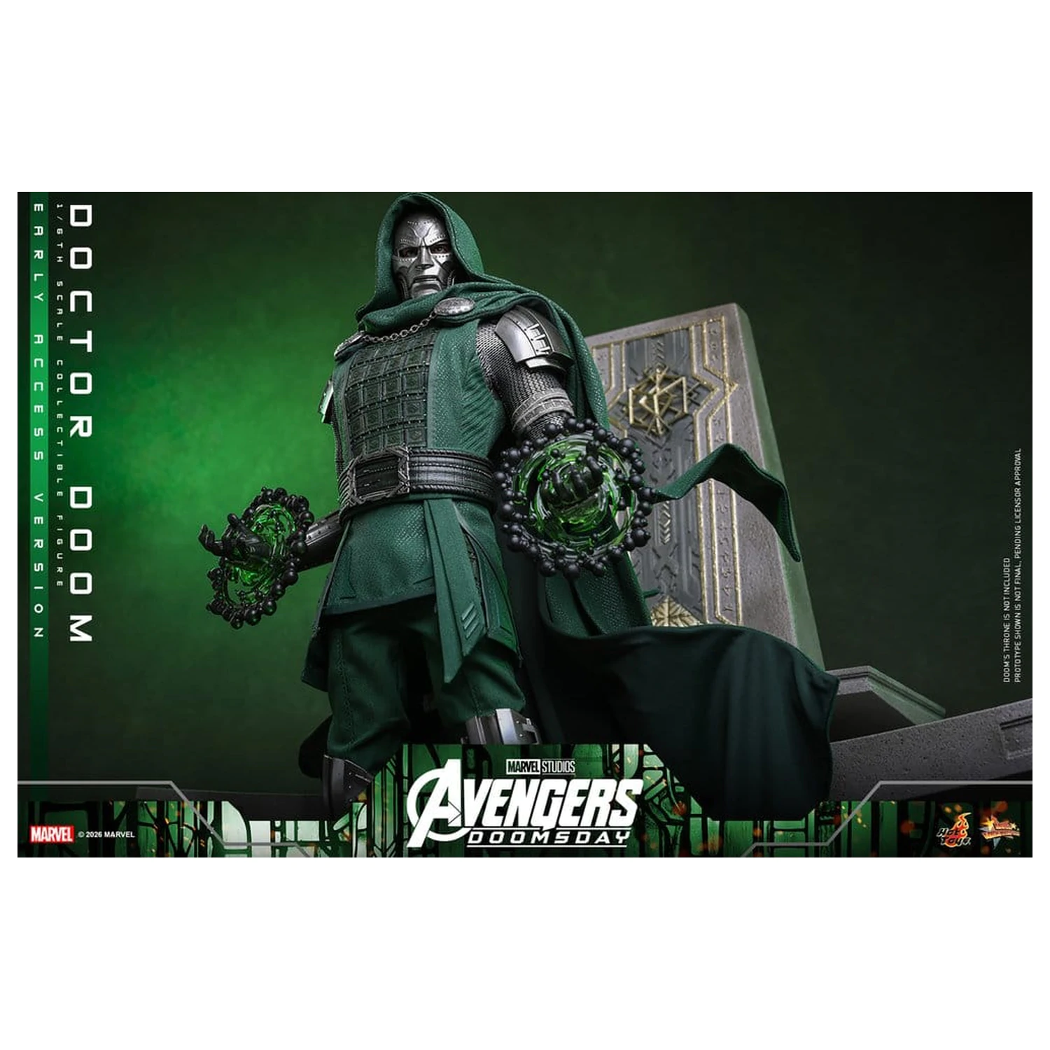 Avengers: Doomsday Movie Masterpiece akciófigura 1/6 Doctor Doom 31 cm termékfotó