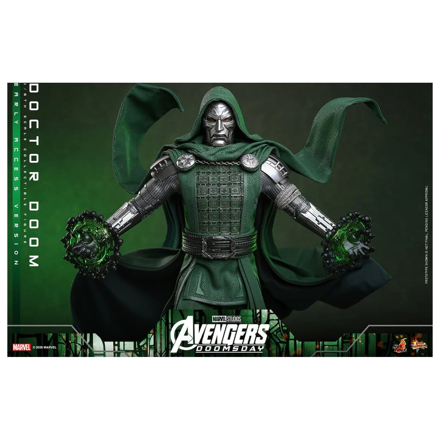 Avengers: Doomsday Movie Masterpiece akciófigura 1/6 Doctor Doom 31 cm termékfotó
