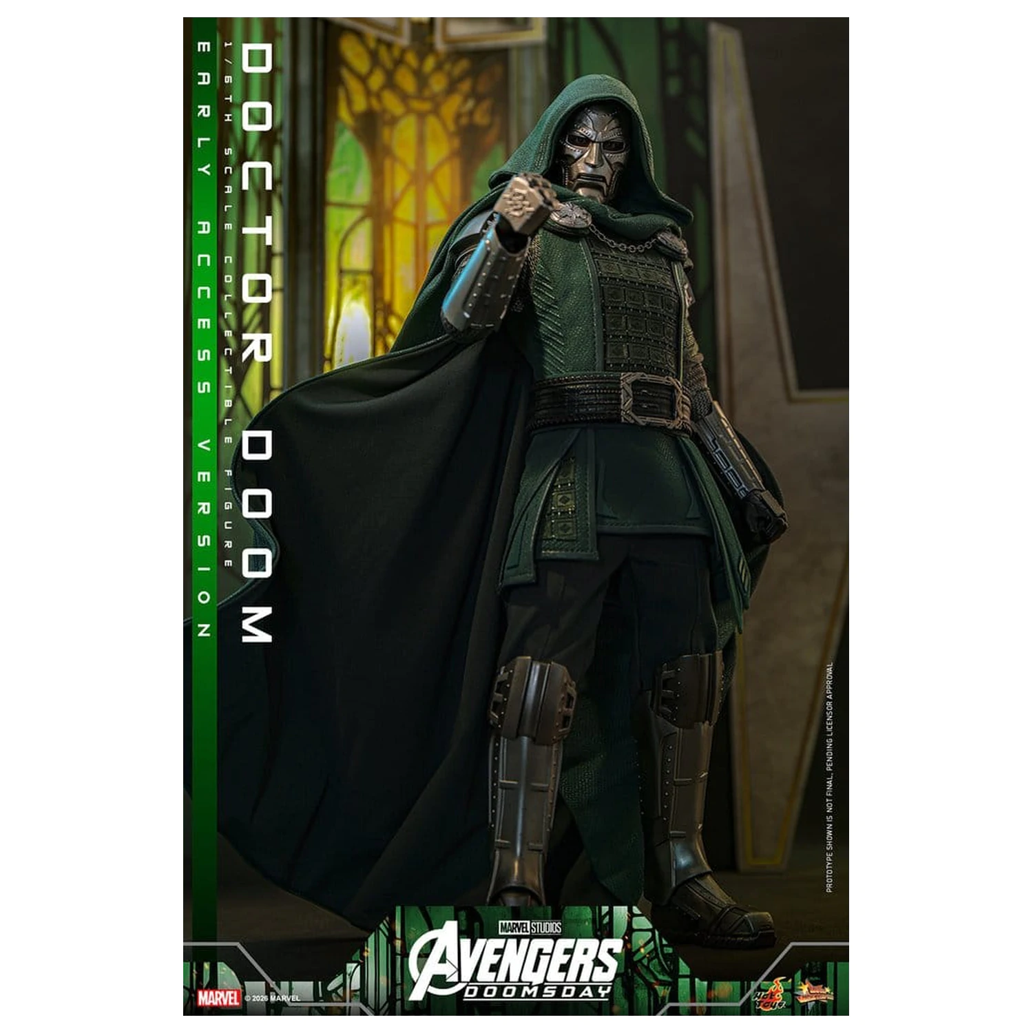 Avengers: Doomsday Movie Masterpiece akciófigura 1/6 Doctor Doom 31 cm termékfotó