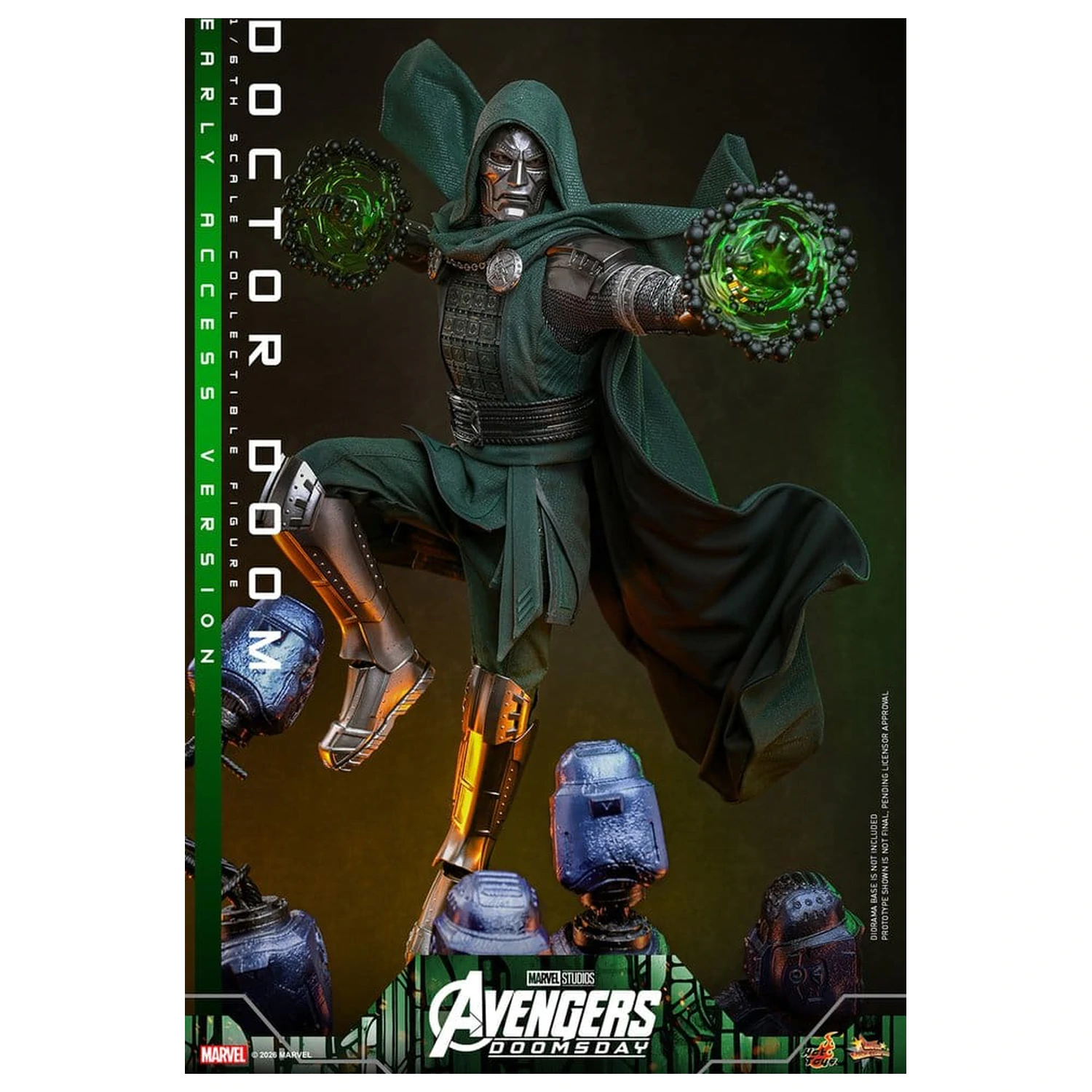 Avengers: Doomsday Movie Masterpiece akciófigura 1/6 Doctor Doom 31 cm termékfotó