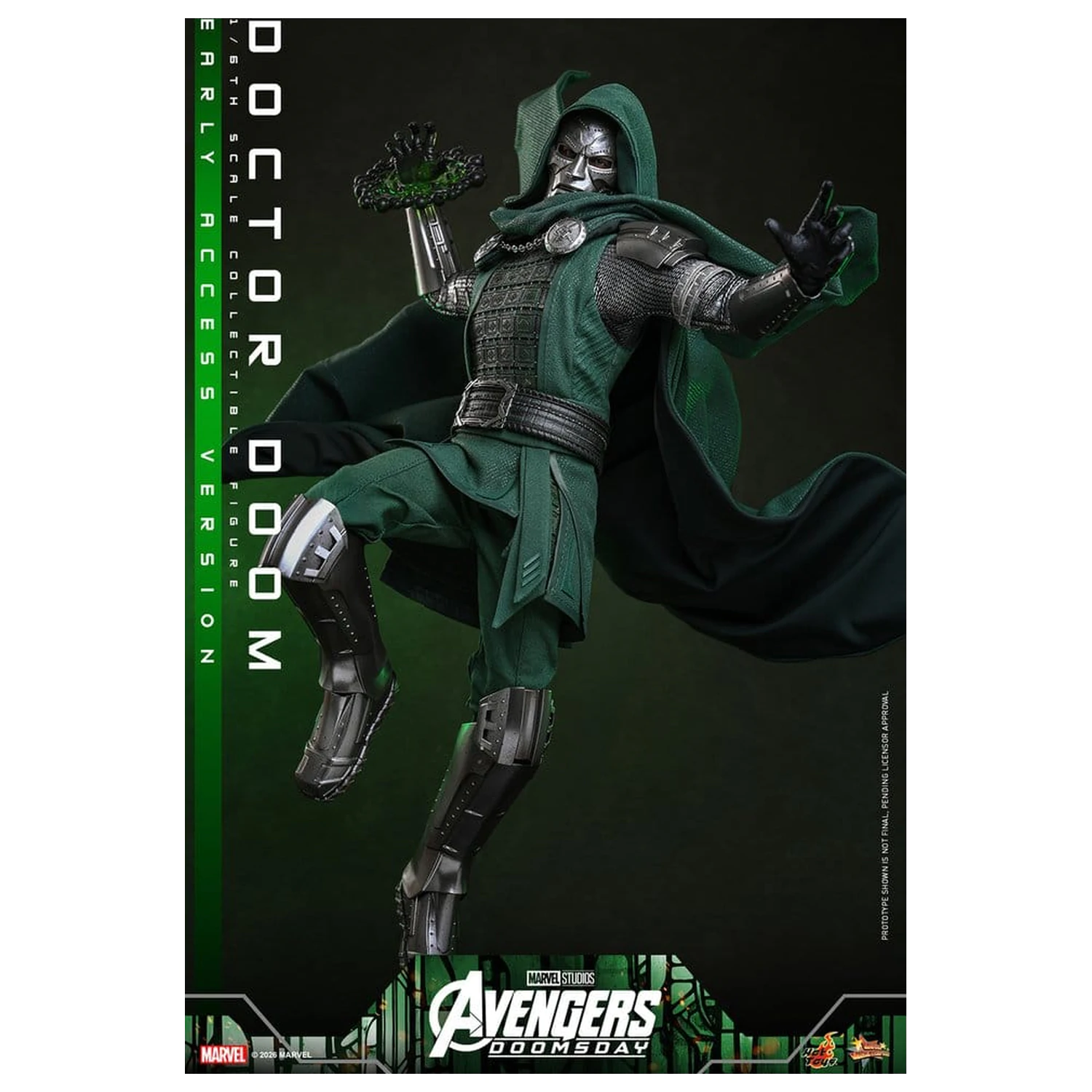 Avengers: Doomsday Movie Masterpiece akciófigura 1/6 Doctor Doom 31 cm termékfotó