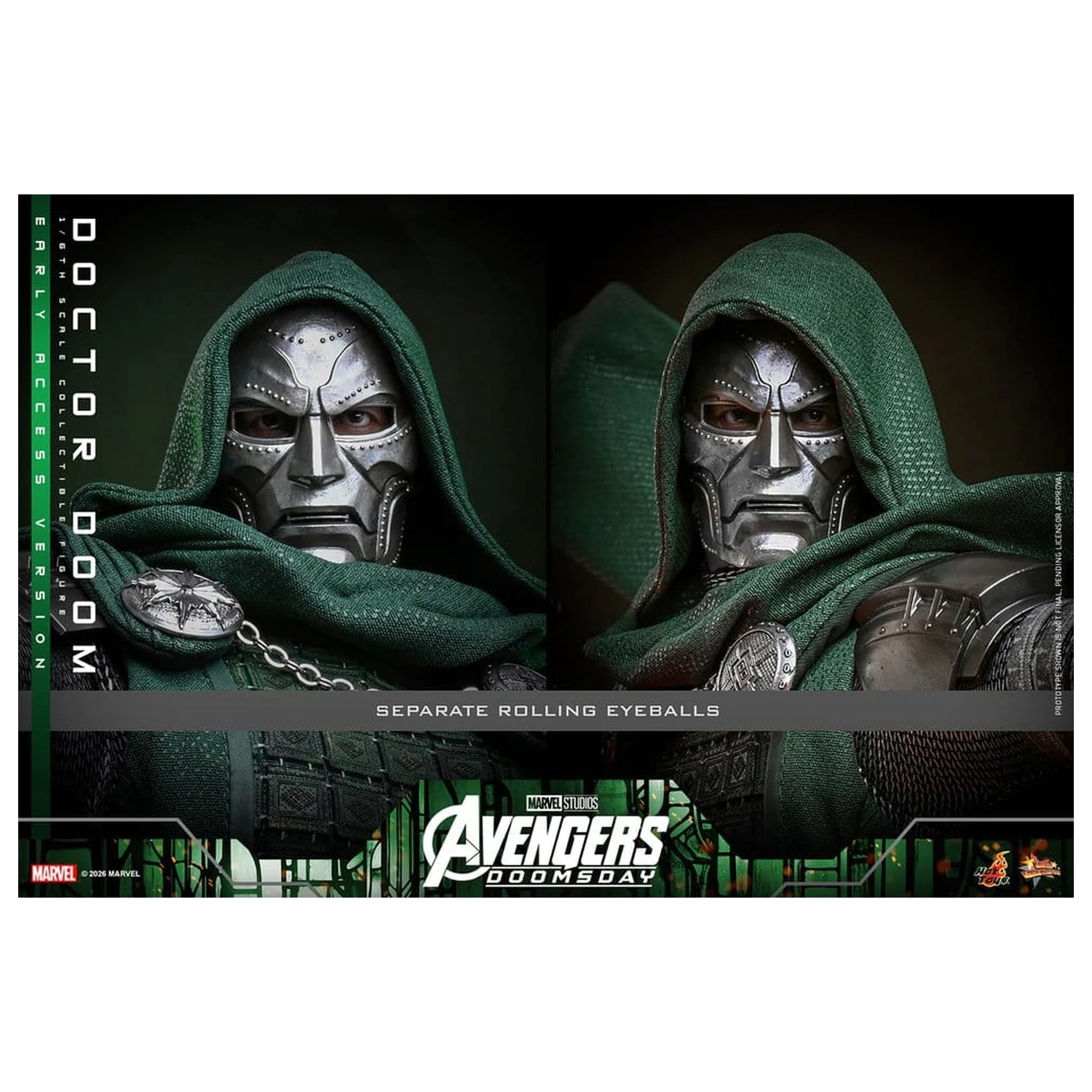 Avengers: Doomsday Movie Masterpiece akciófigura 1/6 Doctor Doom 31 cm termékfotó