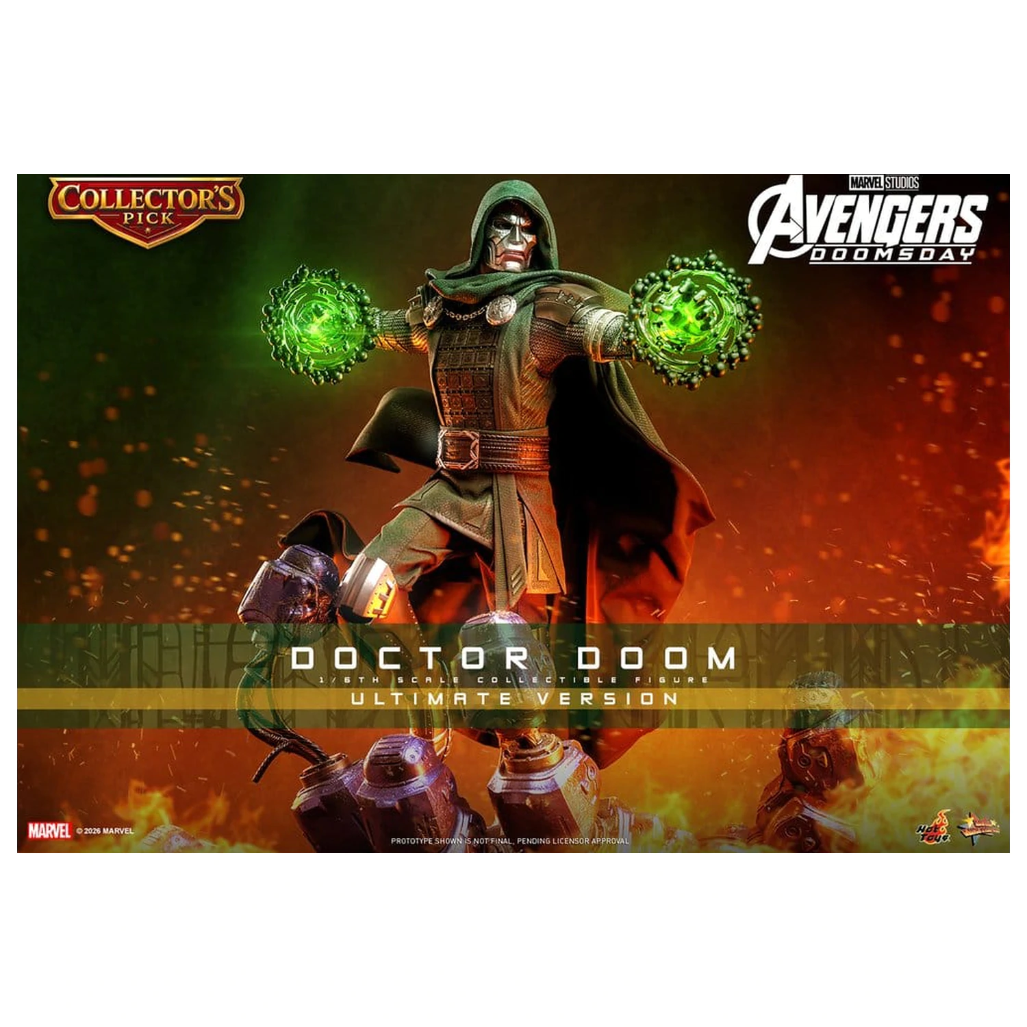 Avengers: Doomsday Movie Masterpiece akciófigura 1/6 Doctor Doom (Ultimate Version) 31 cm termékfotó