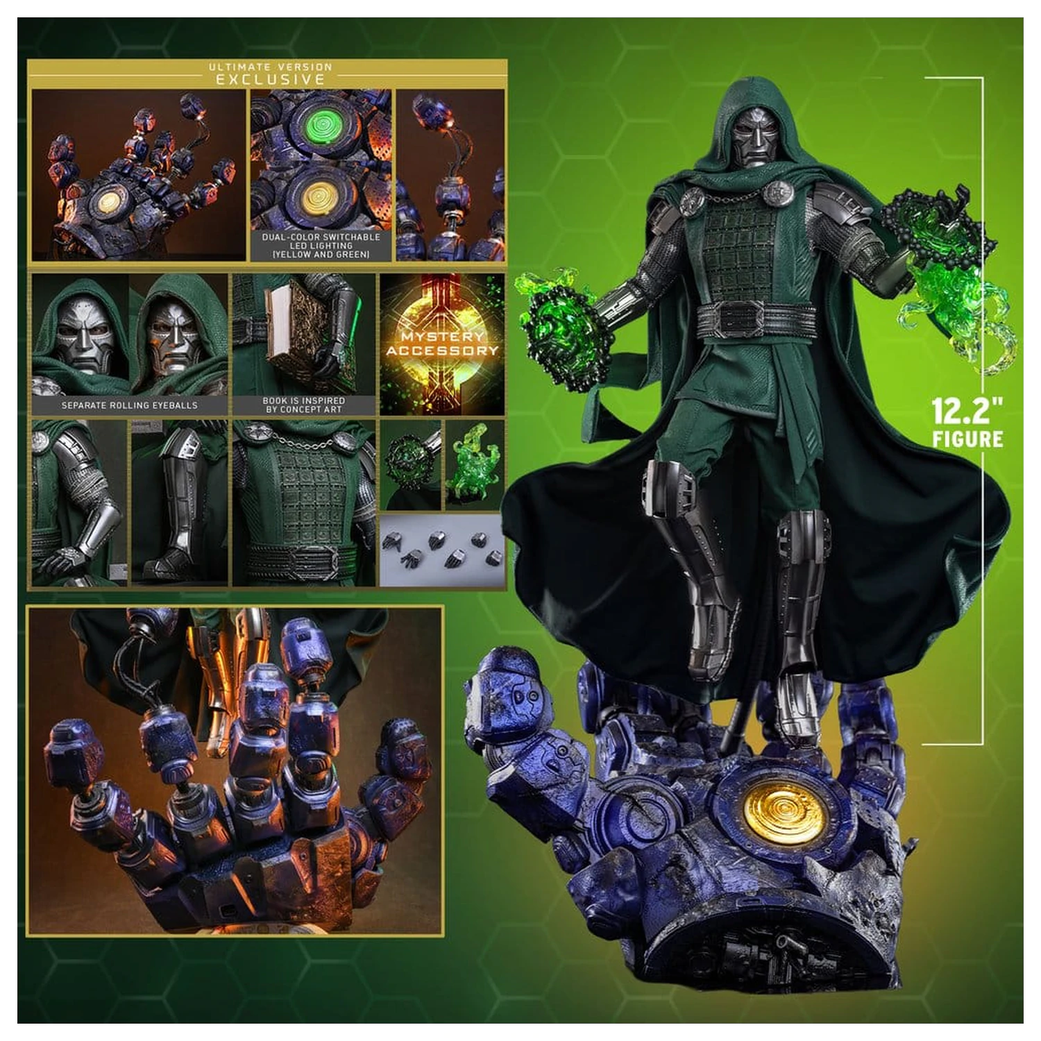 Avengers: Doomsday Movie Masterpiece akciófigura 1/6 Doctor Doom (Ultimate Version) 31 cm termékfotó