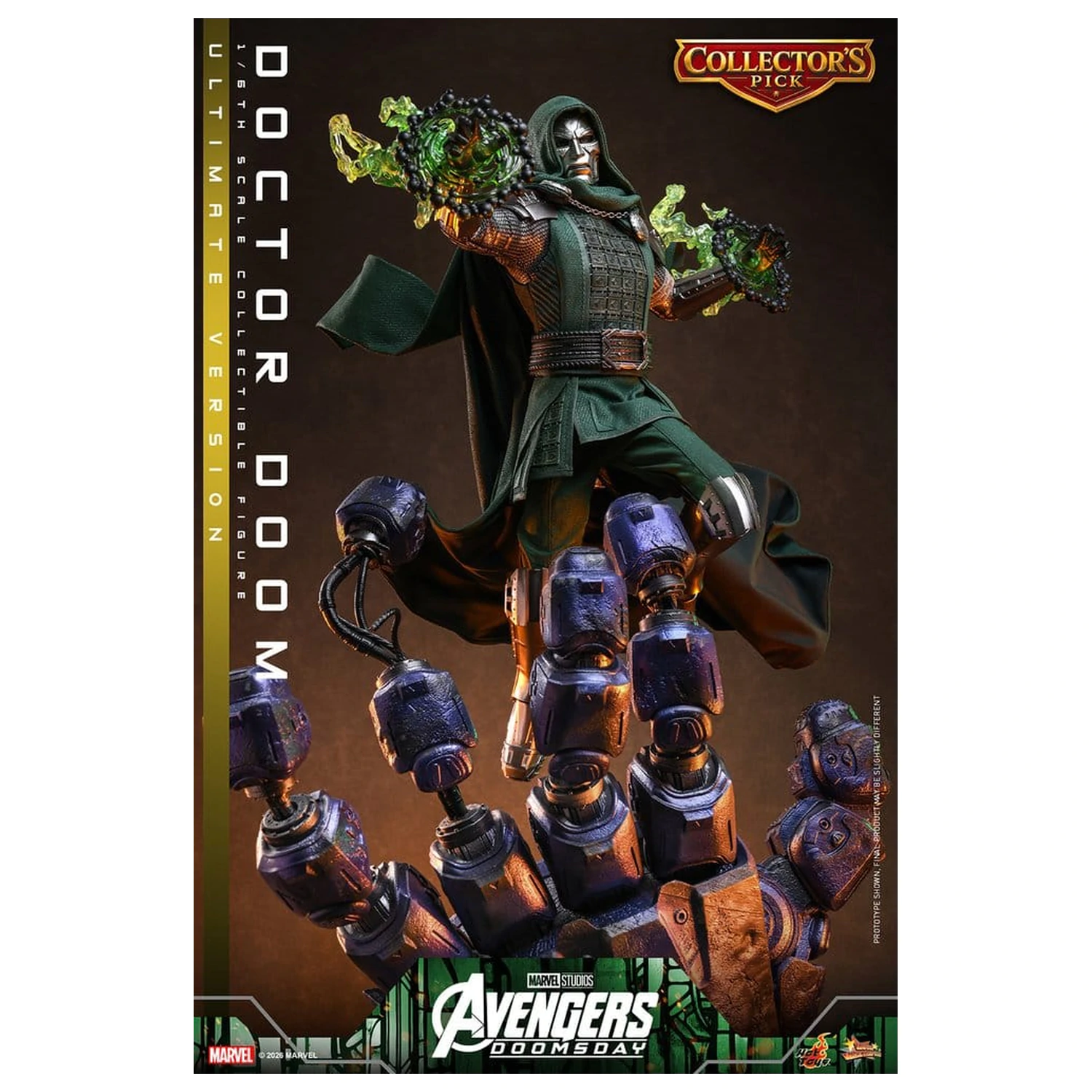 Avengers: Doomsday Movie Masterpiece akciófigura 1/6 Doctor Doom (Ultimate Version) 31 cm termékfotó