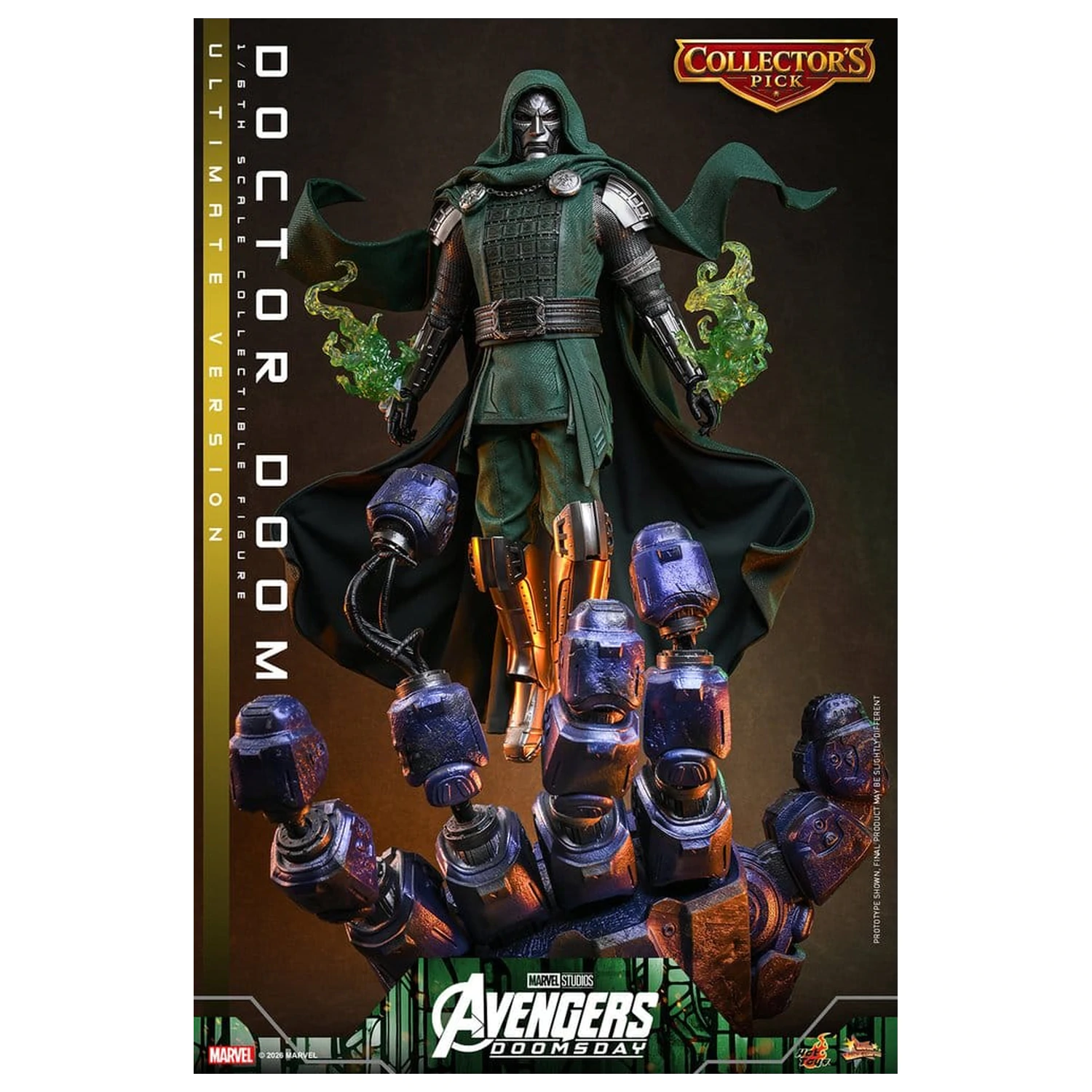Avengers: Doomsday Movie Masterpiece akciófigura 1/6 Doctor Doom (Ultimate Version) 31 cm termékfotó