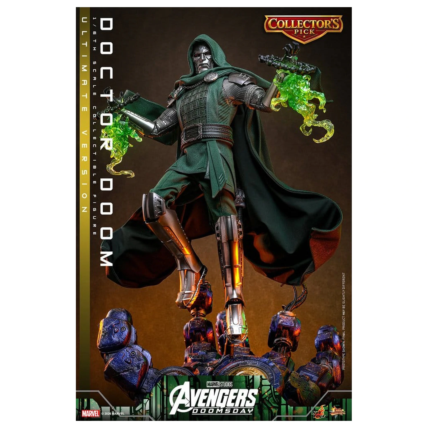 Avengers: Doomsday Movie Masterpiece akciófigura 1/6 Doctor Doom (Ultimate Version) 31 cm termékfotó