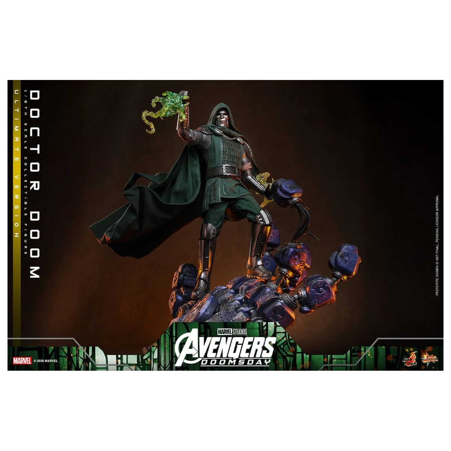 Avengers: Doomsday Movie Masterpiece akciófigura 1/6 Doctor Doom (Ultimate Version) 31 cm termékfotó