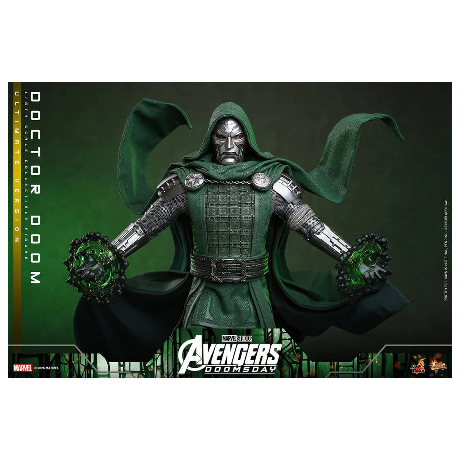 Avengers: Doomsday Movie Masterpiece akciófigura 1/6 Doctor Doom (Ultimate Version) 31 cm termékfotó